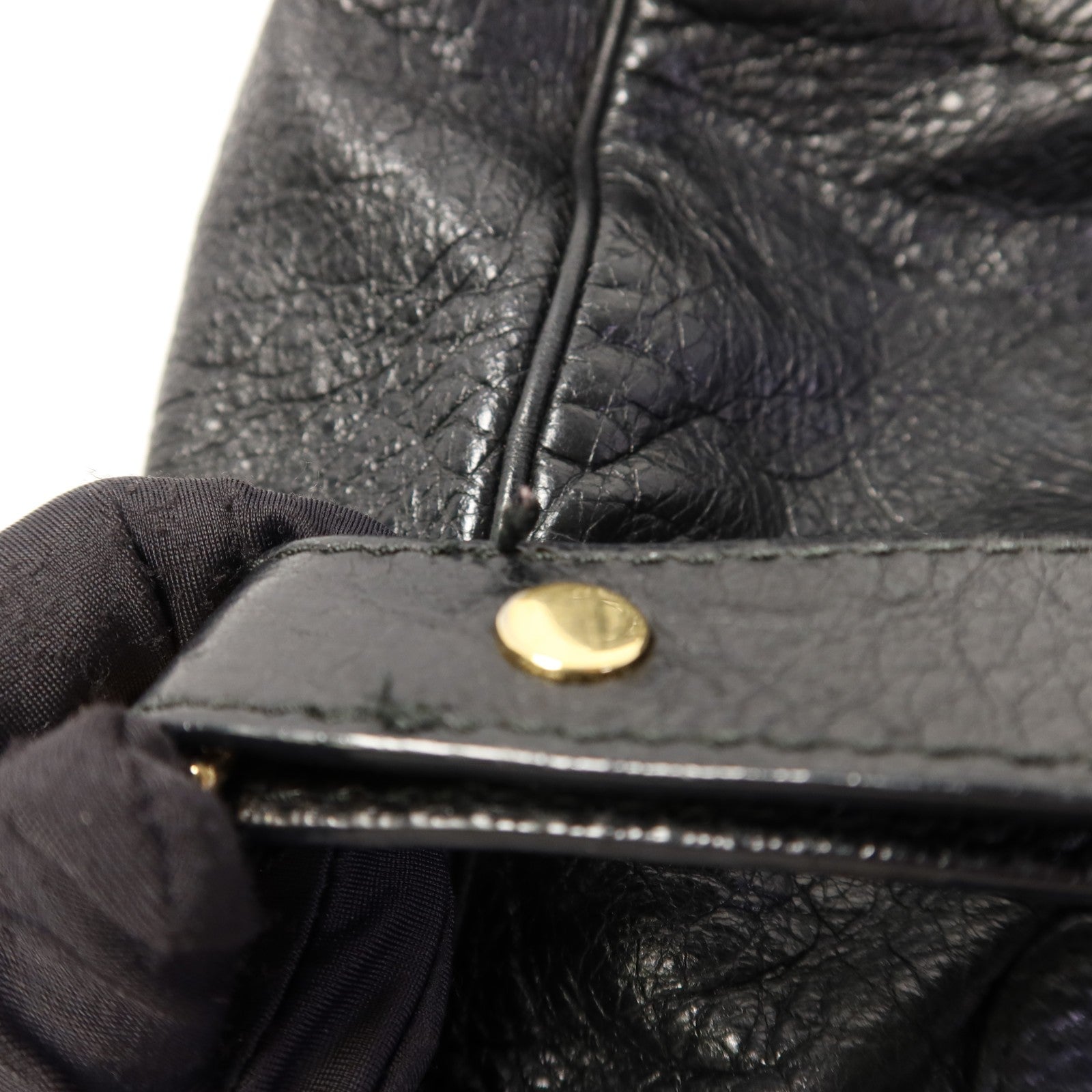 Balenciaga GHW Giant Velo 2 Way Shoulder Bag - Black, Calfskin Leather