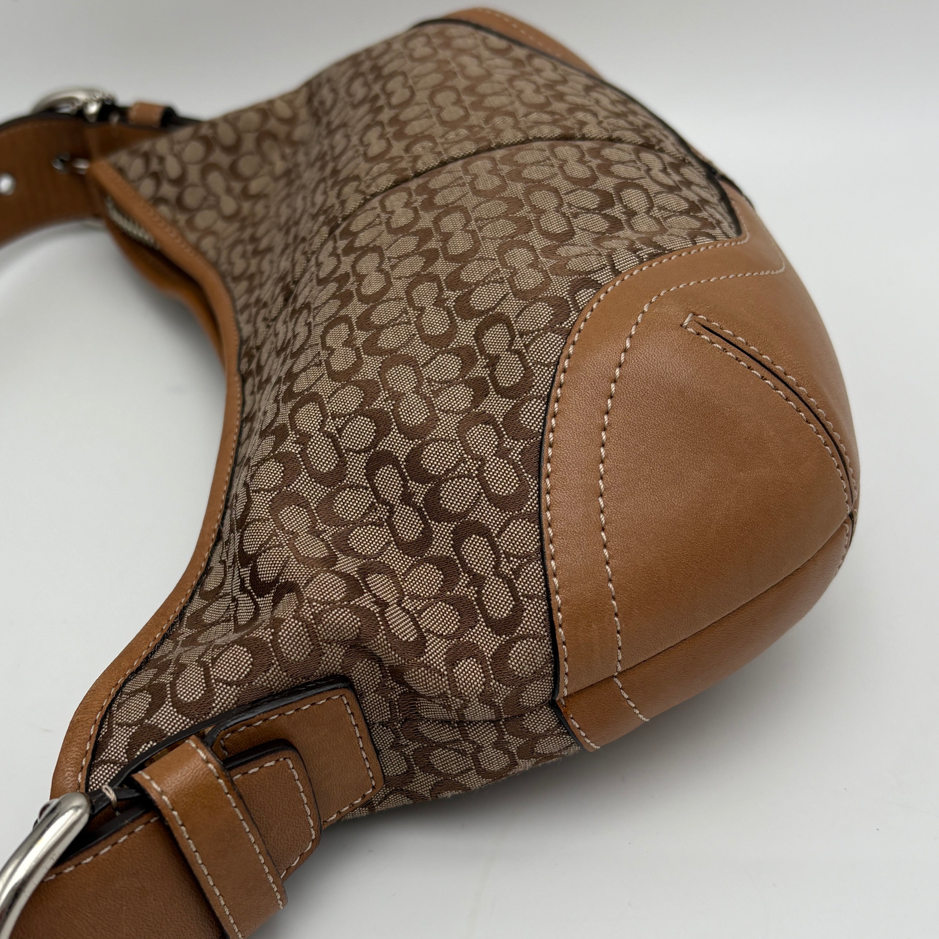 Coach signature shoulder bag