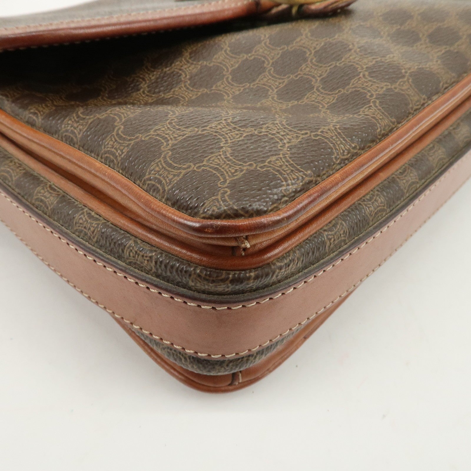 Celine Macadam Shoulder Bag - Brown, PVC