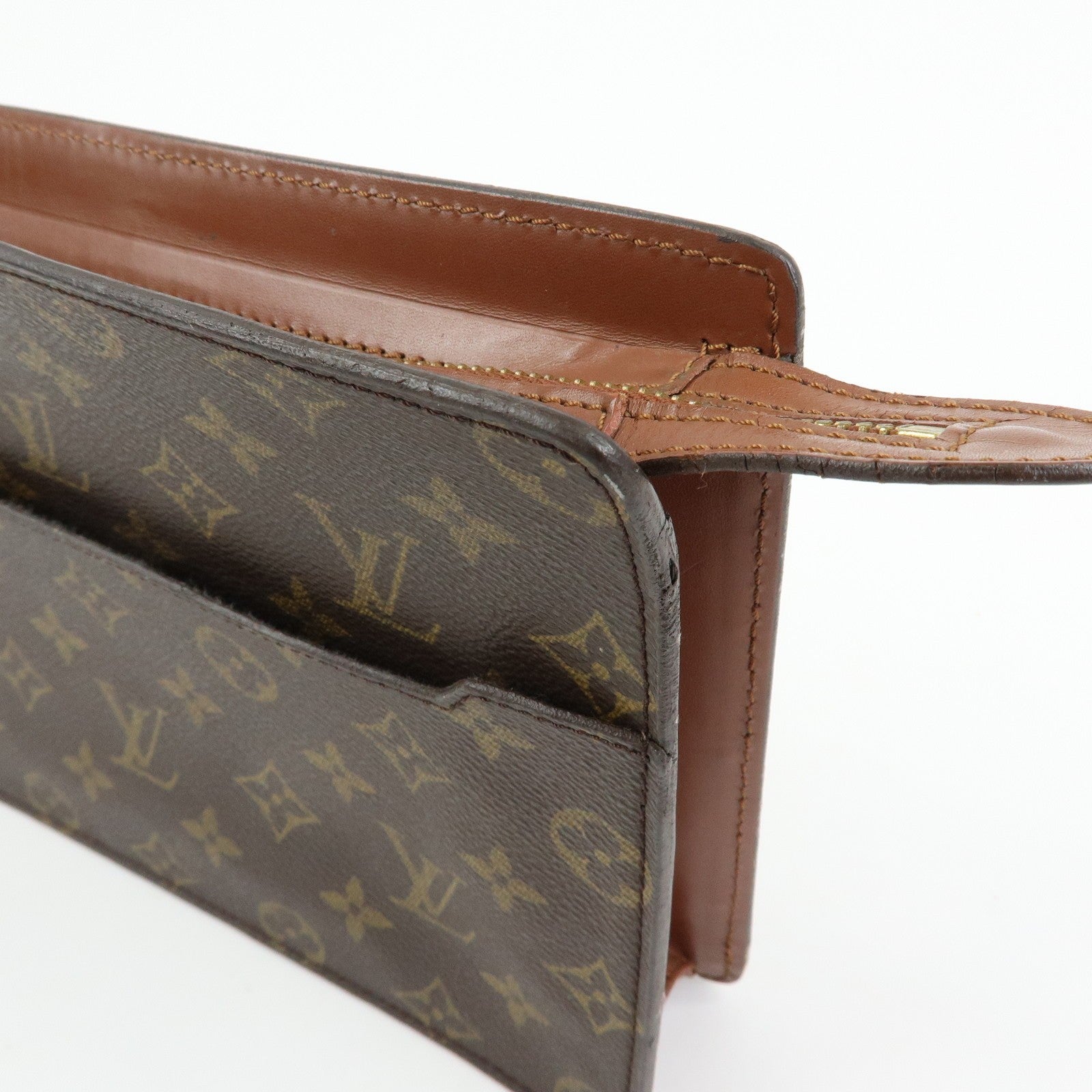 Louis Vuitton Monogram Pochette Homme Clutch Bag - Monogram, Canvas, Leather