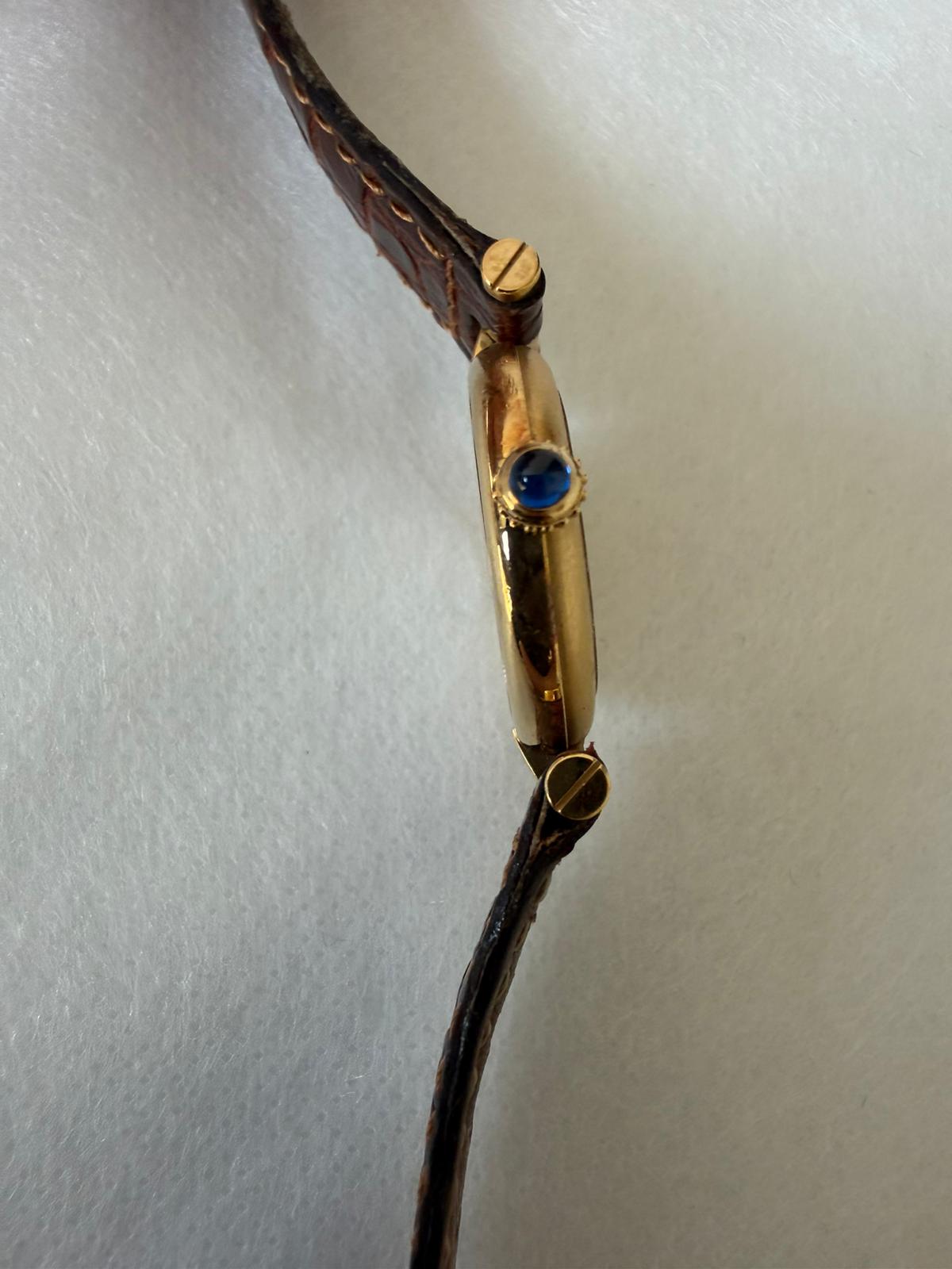 Cartier Vendome Wristwatch - Gold, Stainless Steel