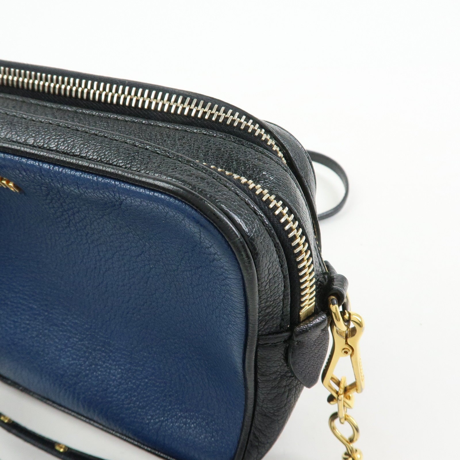 Miu Miu Shoulder Bag - Blue, Leather