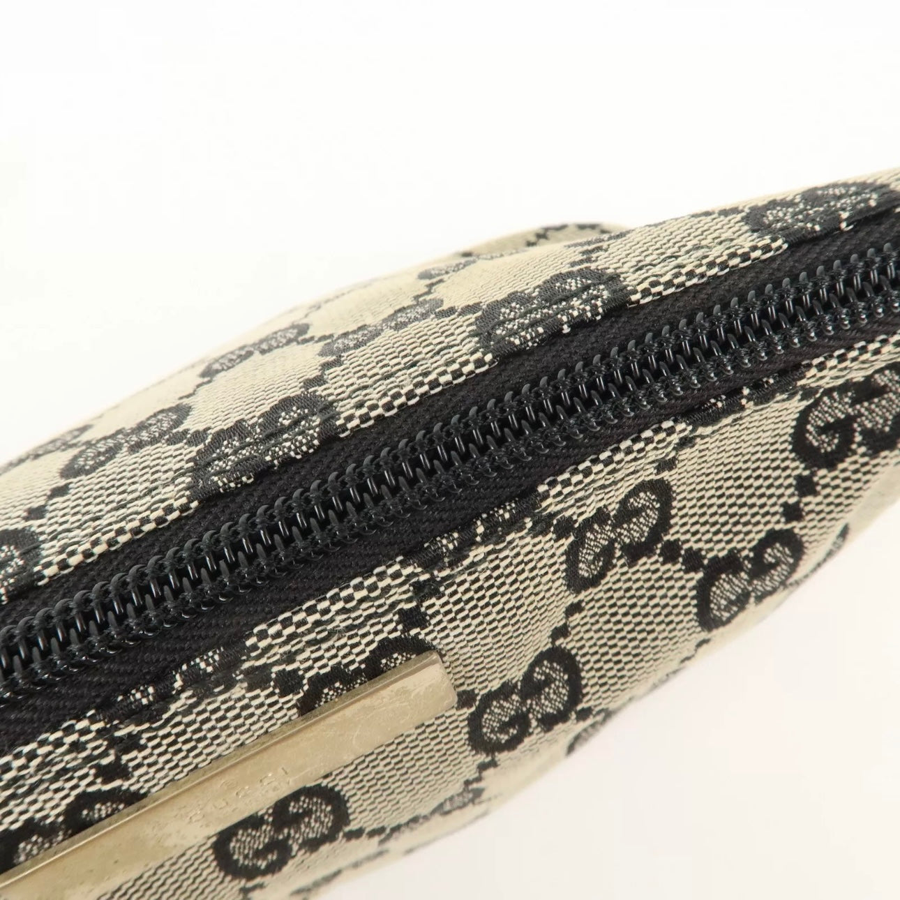 Boat Bag GG Canvas Leather Hand Bag Pouch