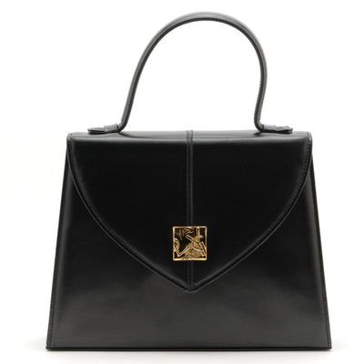 Saint Laurent Vintage Top Handle Handbag - Black, Leather