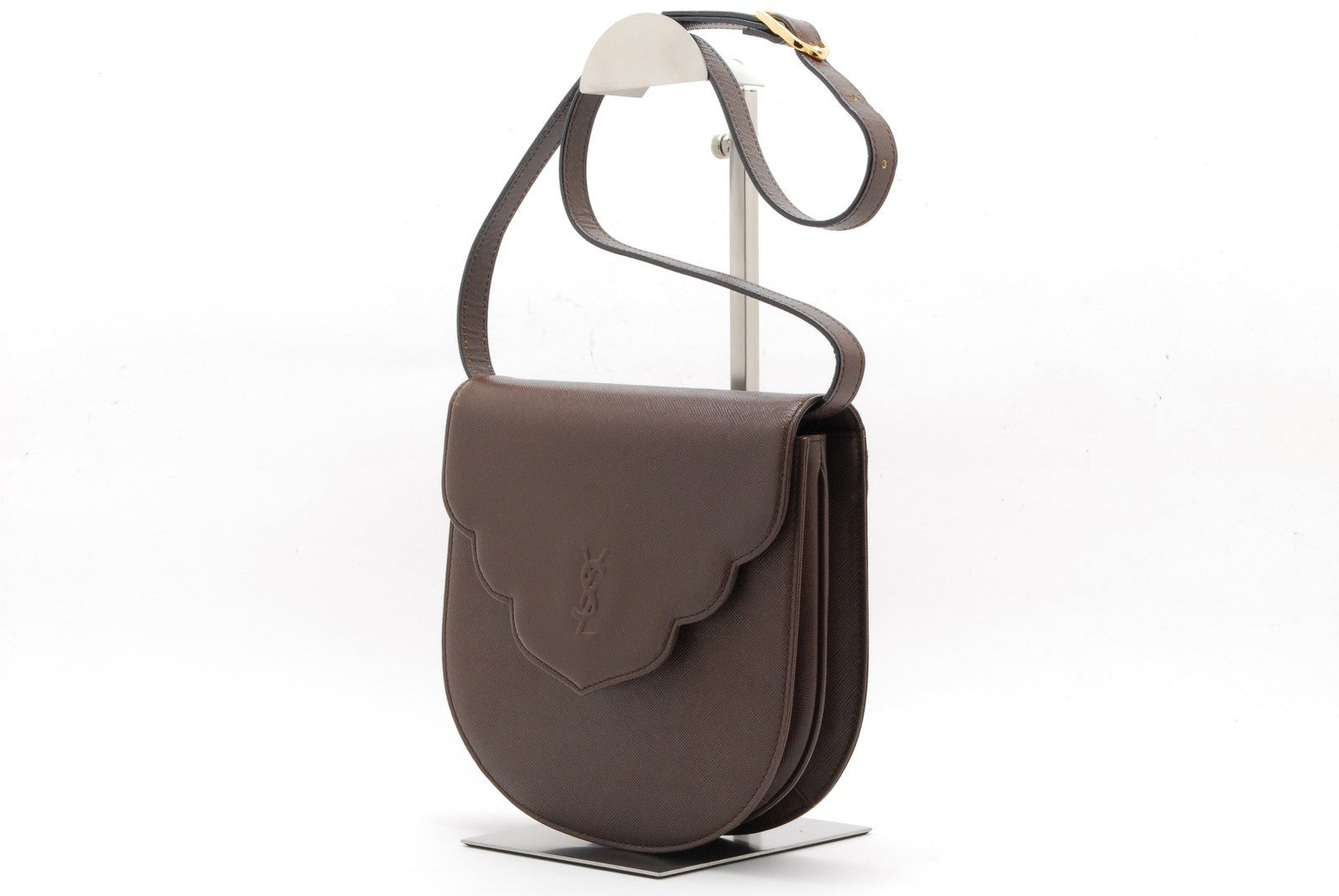Saint Laurent Shoulder Crossbody Bag - Brown, Leather