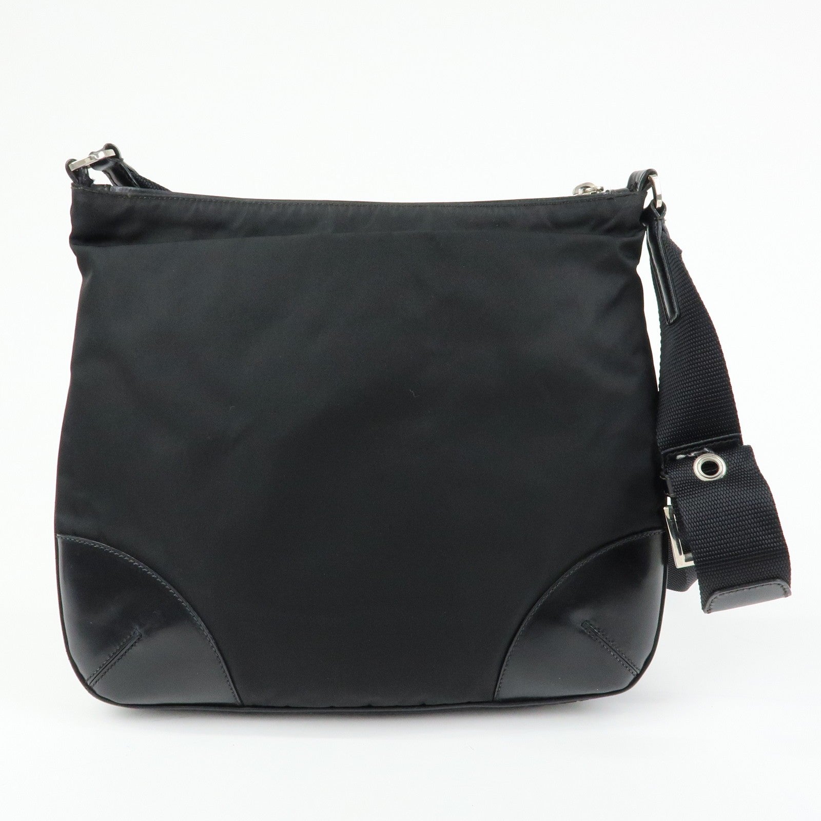 Prada Shoulder Bag - Black, Nylon and Leather