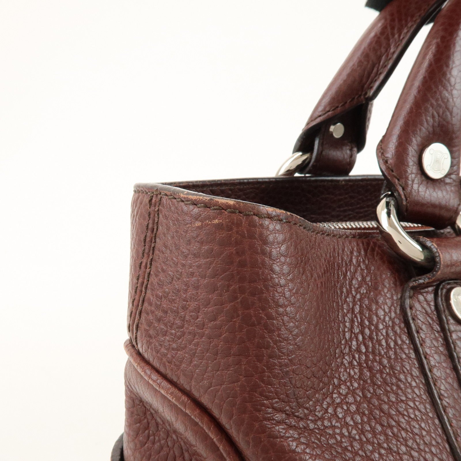 Celine Boogie Handbag - Brown, Leather