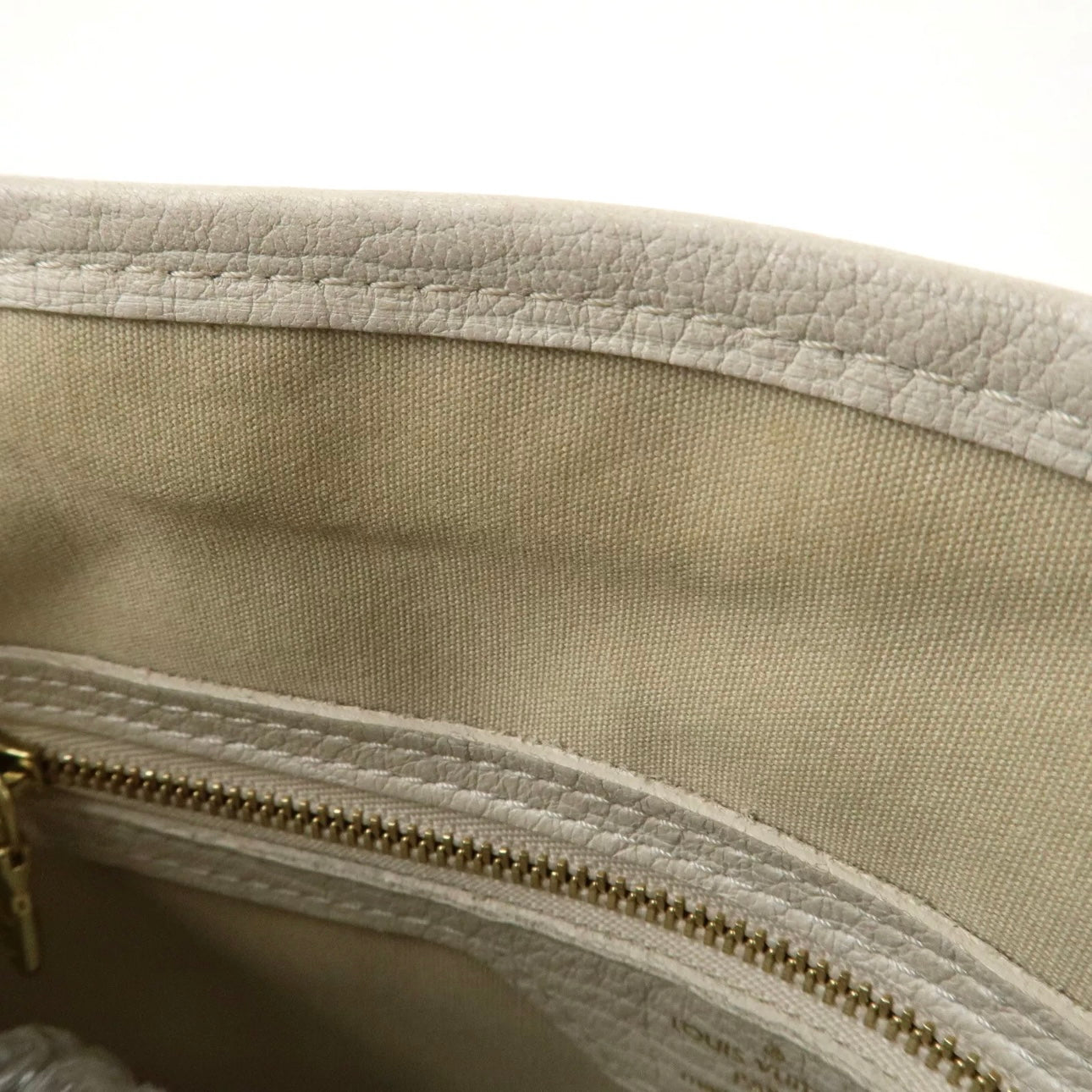 Louis Vuitton Monogram Mini Lin Bucket PM Hand Bag
