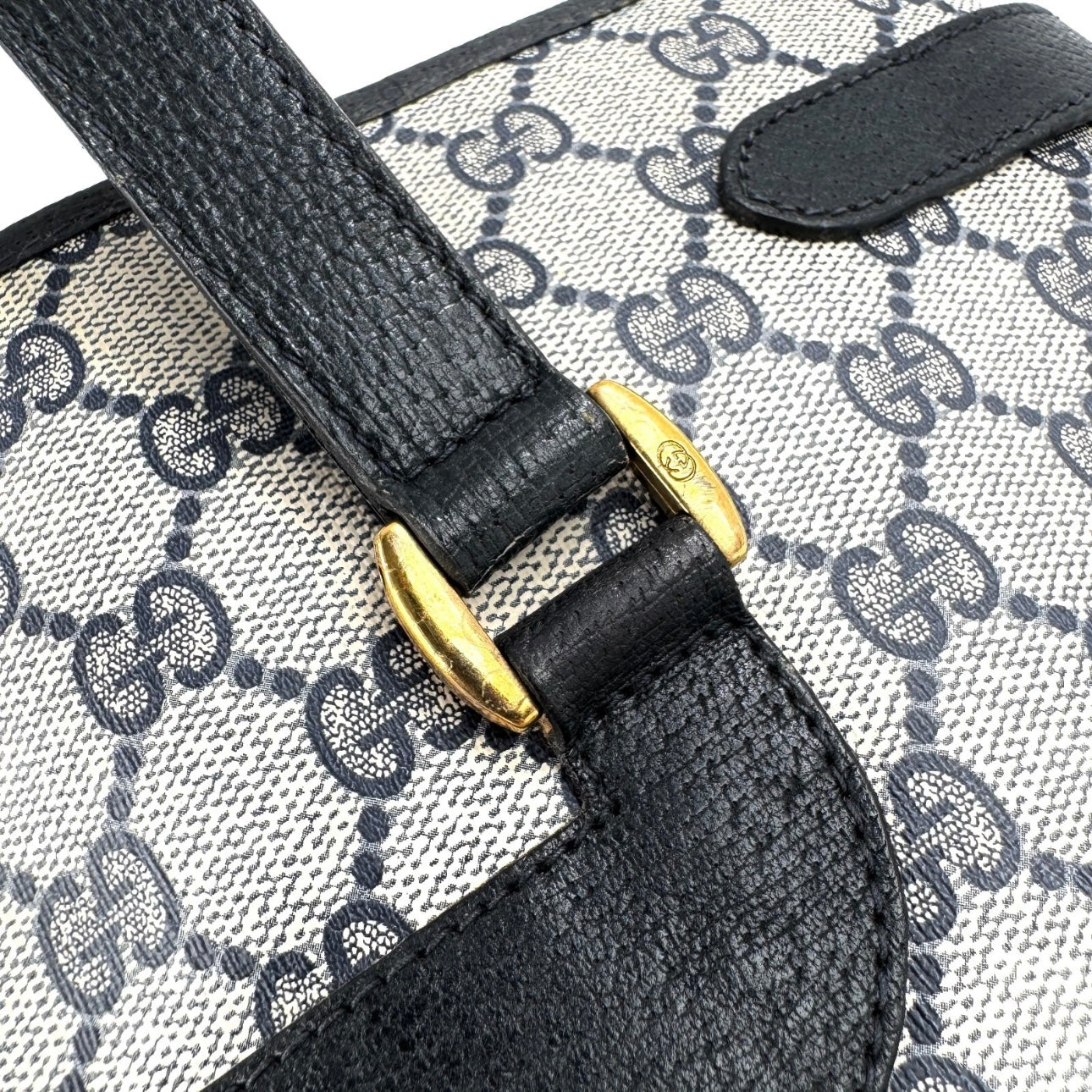 GUCCI Supreme Tote Bag GG Navy