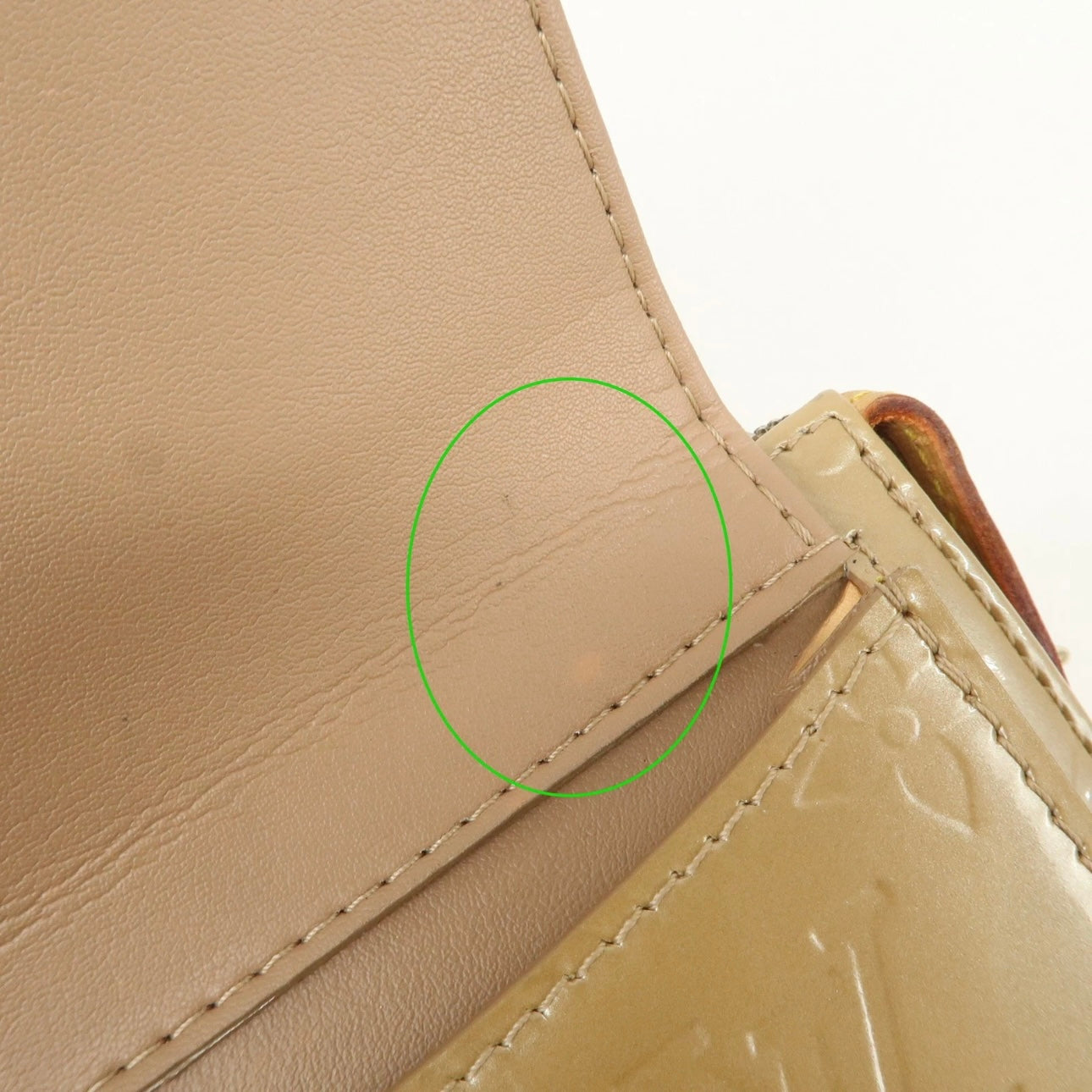 Louis Vuitton Monogram Vernis Motte Shoulder Bag Noisette