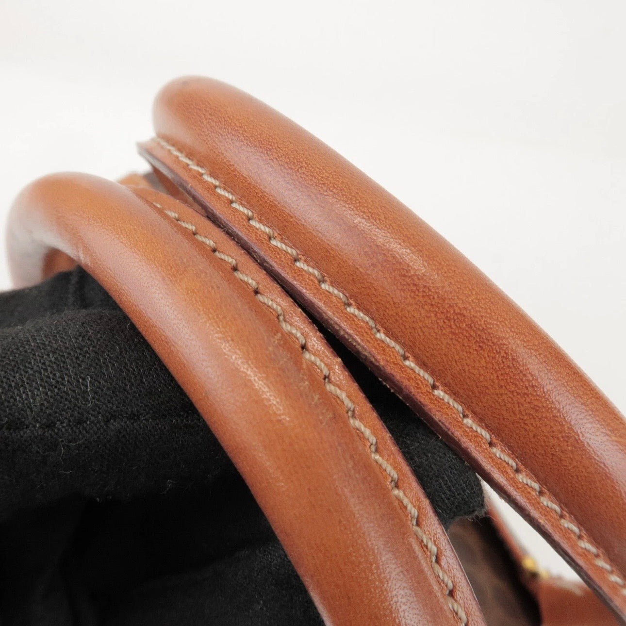 CELINE Macadam Boston Bag Hand Bag Brown