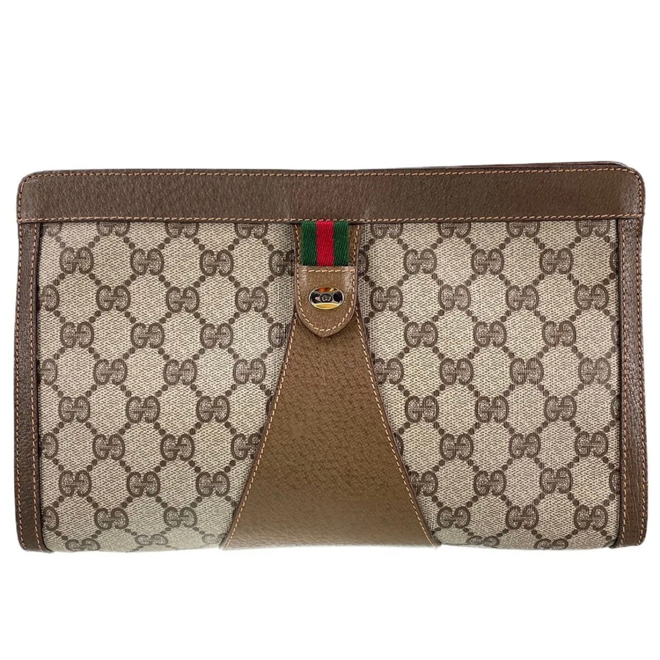 Sherry Line PVC Leather Clutch