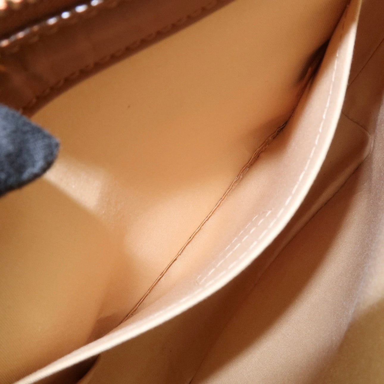 Louis Vuitton Monogram Mini Lucille PM Hand Bag Beige