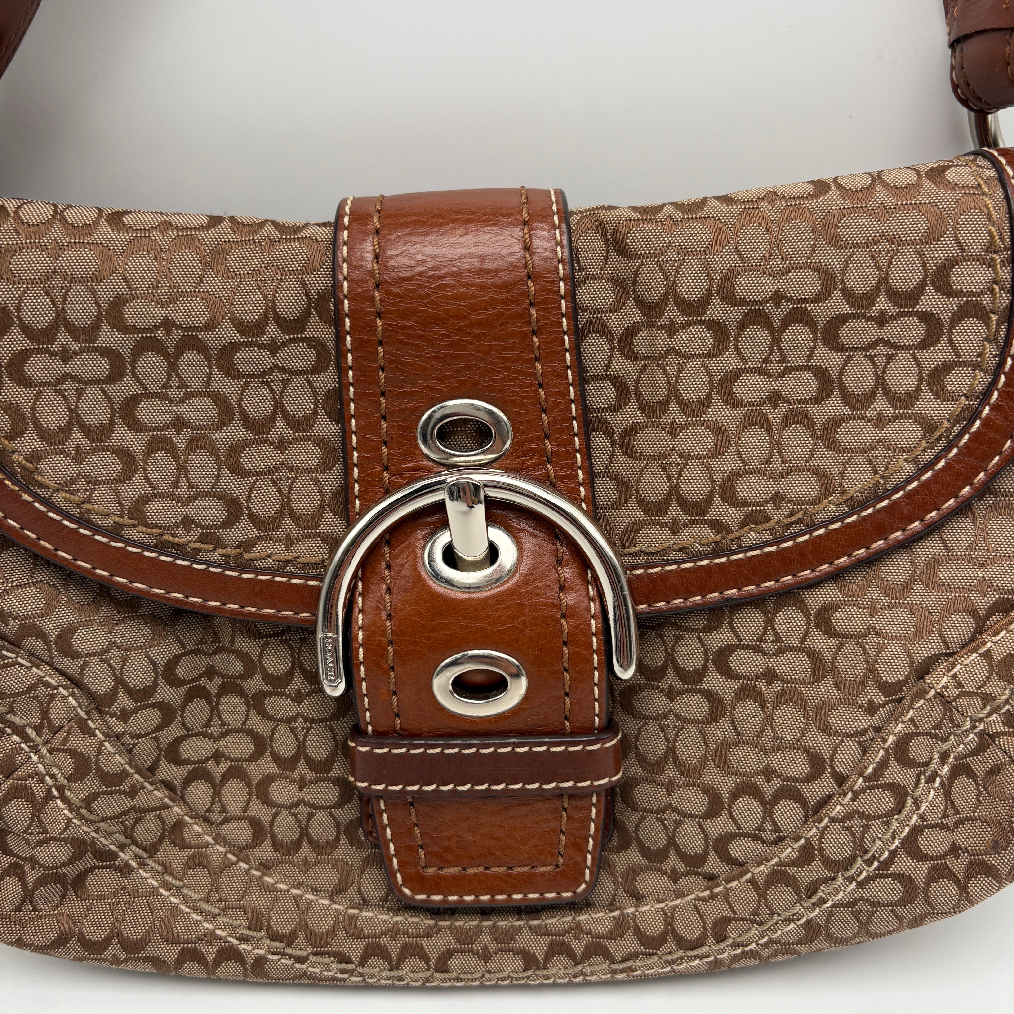 Coach Signature brown bag