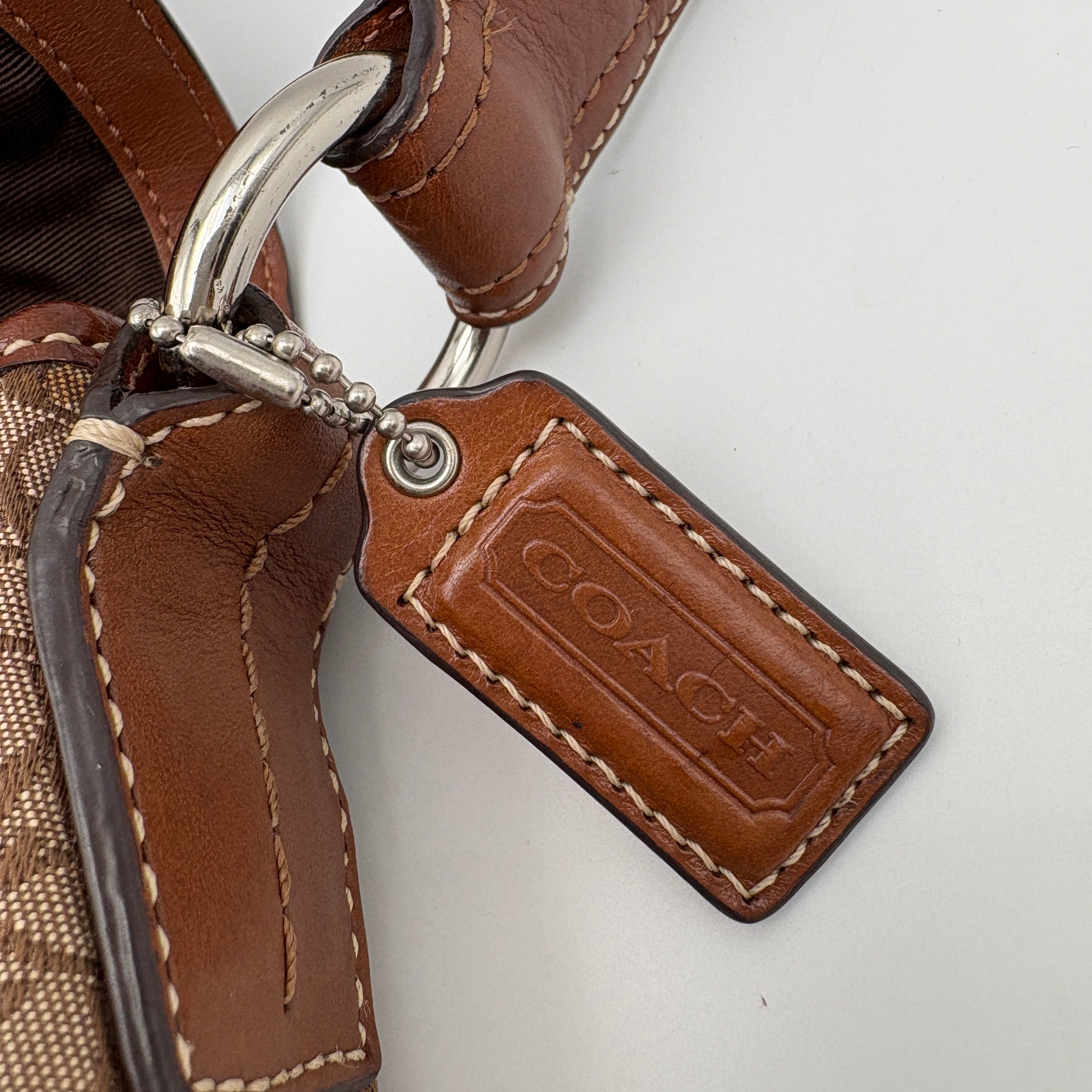 Coach Signature brown bag