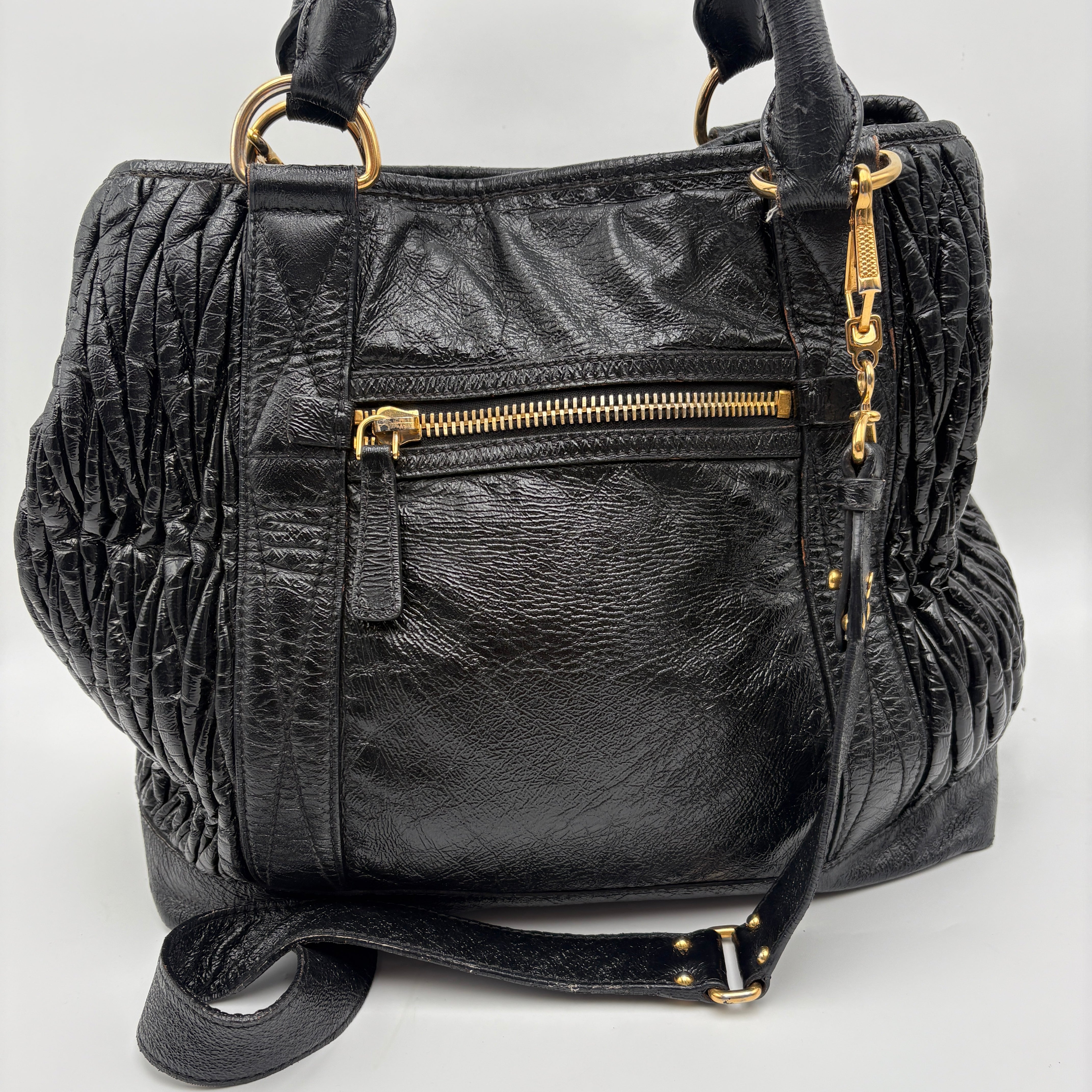 Miu Miu Leather Hand & Crossbody bag