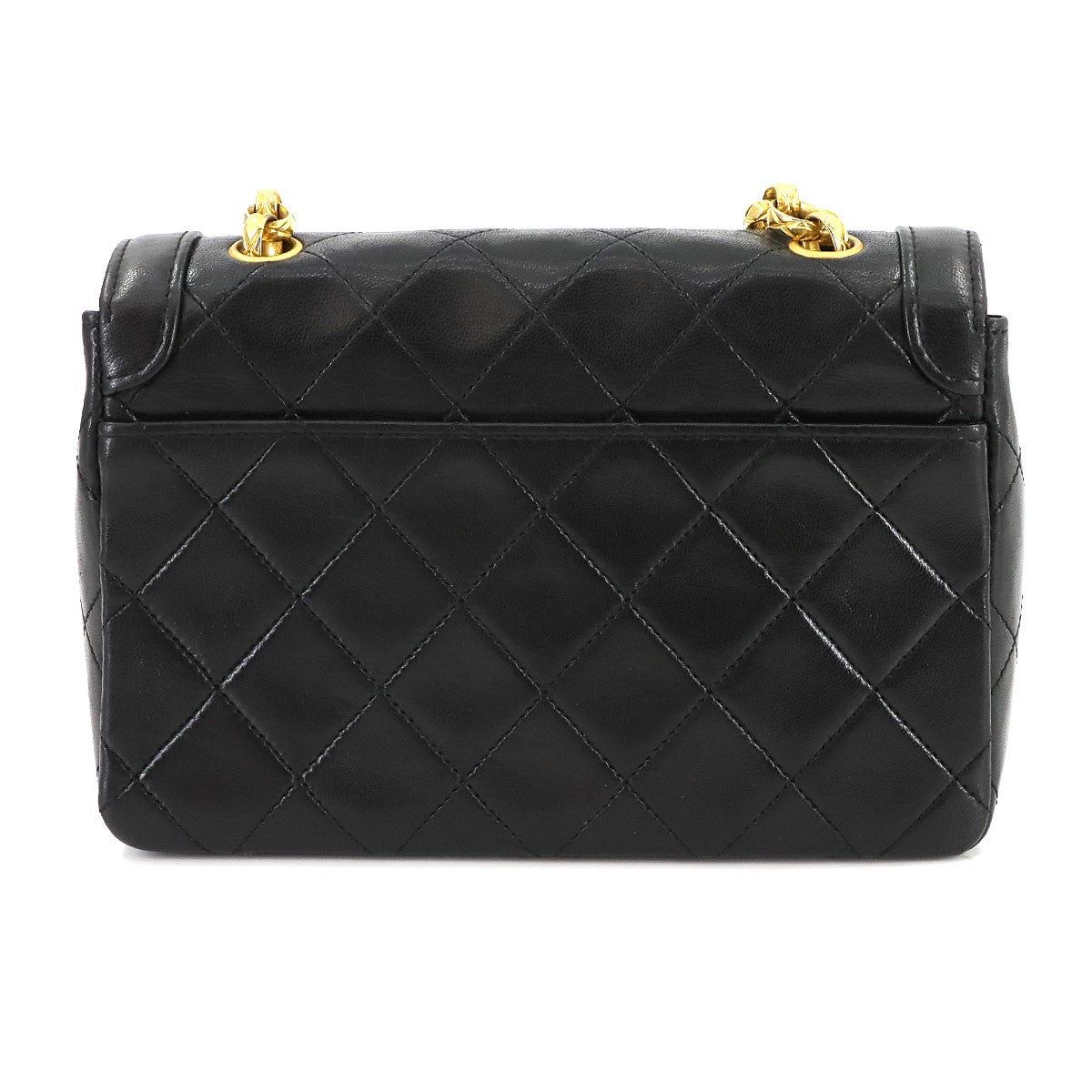 CHANEL Matelasse Bijou Chain Shoulder Bag - Black, Leather