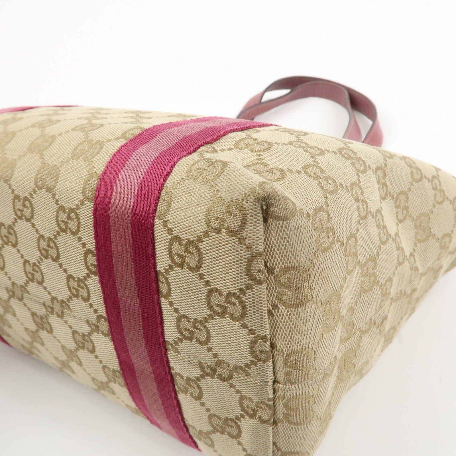 Gucci Tote Bag - Beige Pink, GG Canvas Leather