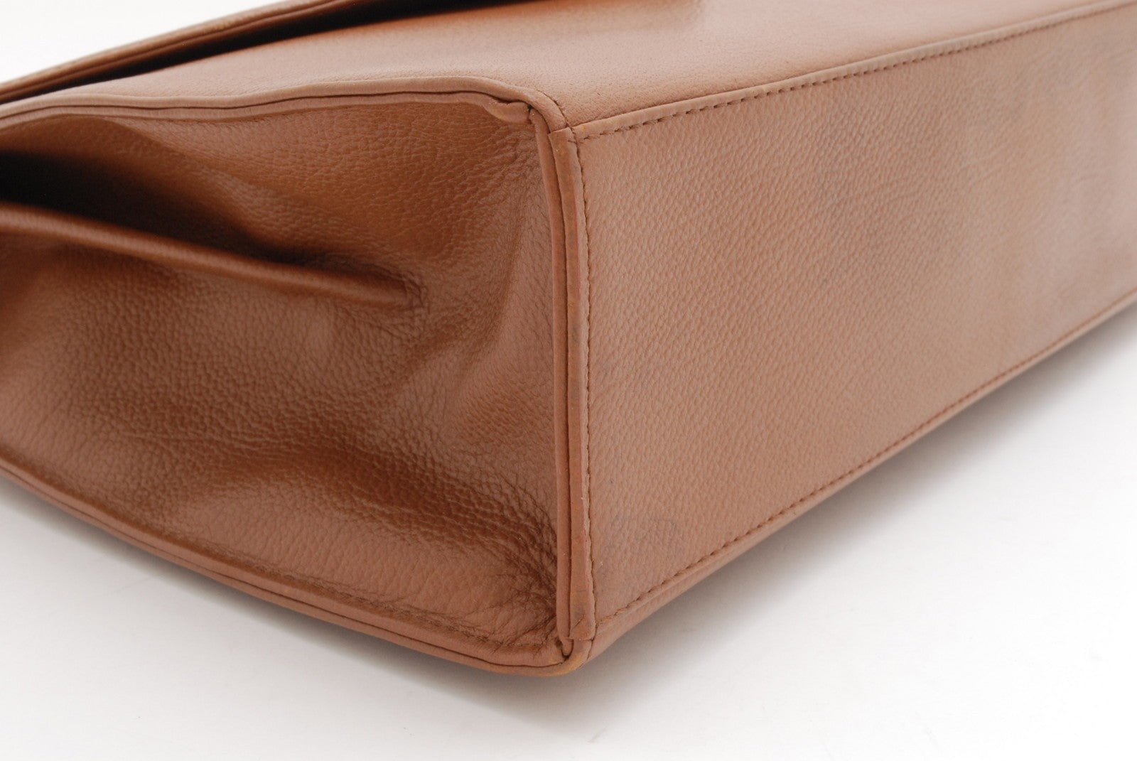 Saint Laurent Yves Saint Laurent Hand Bag - Brown, Leather