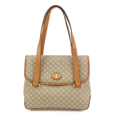 Celine Macadam Hand Bag - Beige, PVC Leather