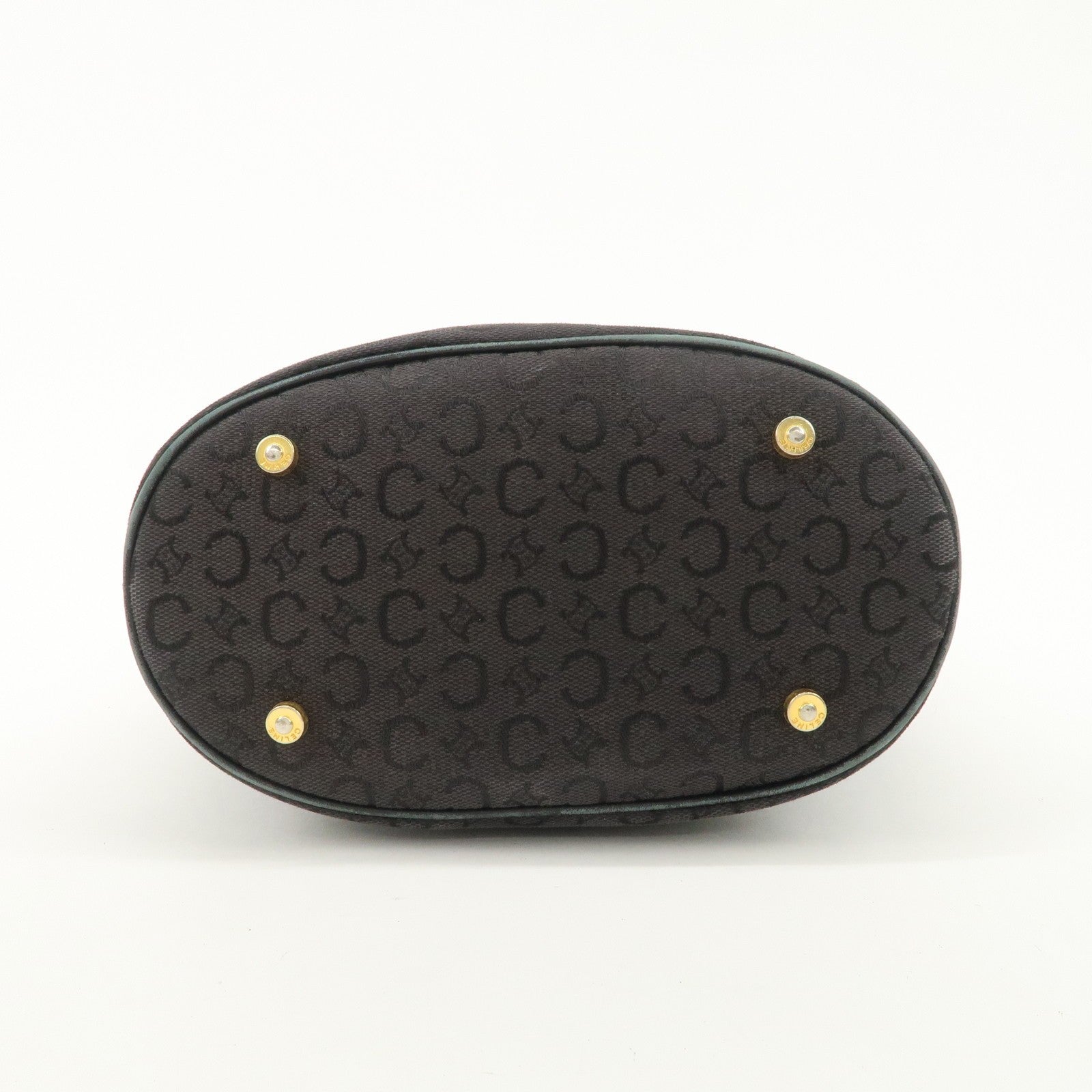 Celine C Macadam Tote Bag - Black, Canvas