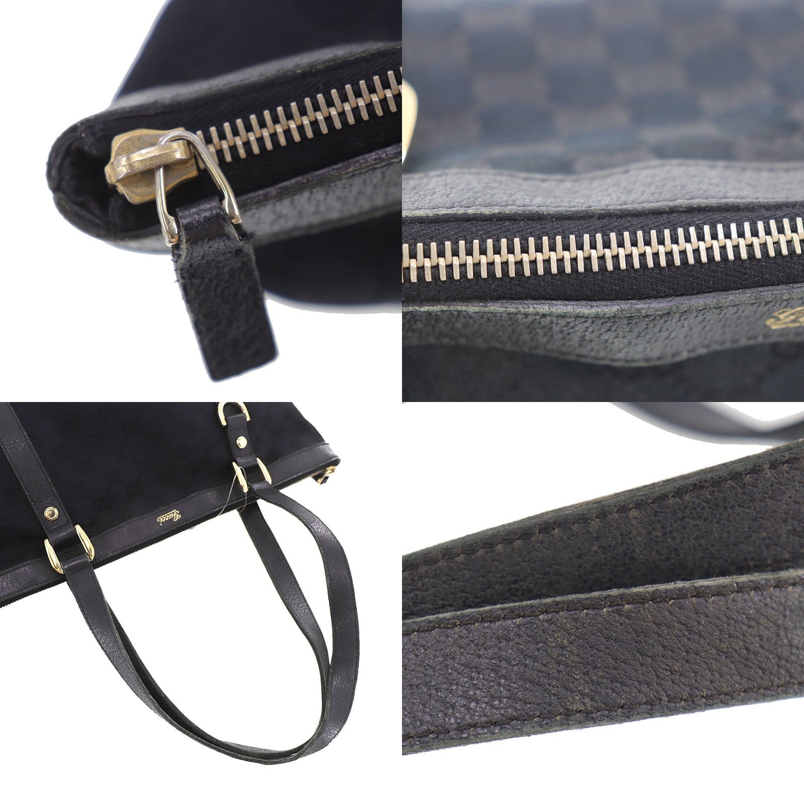 Gucci Original GG Canvas Tote Bag - Black, Canvas