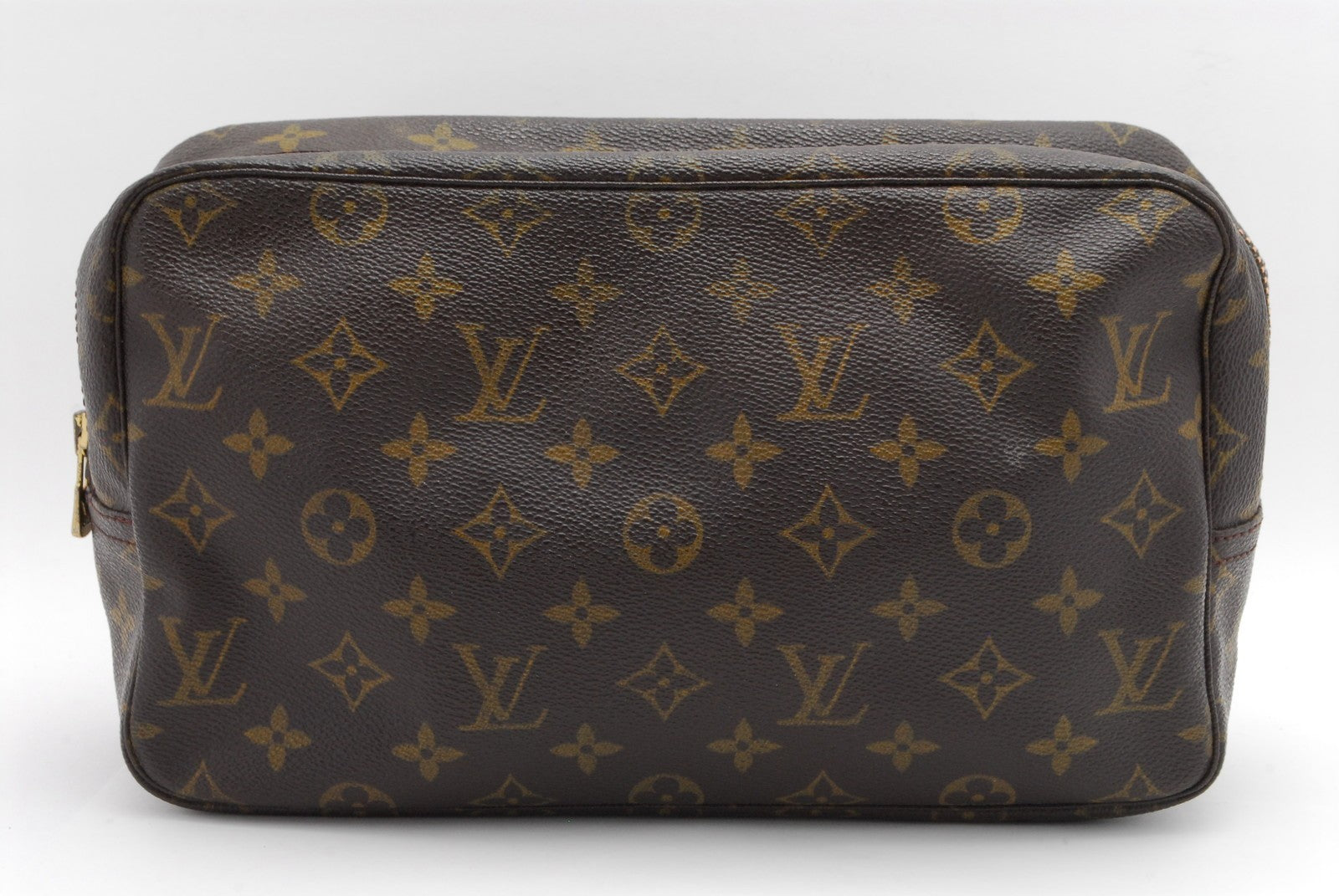 Louis Vuitton Trousse Toilette 28 Monogram Clutch - Brown, Leather
