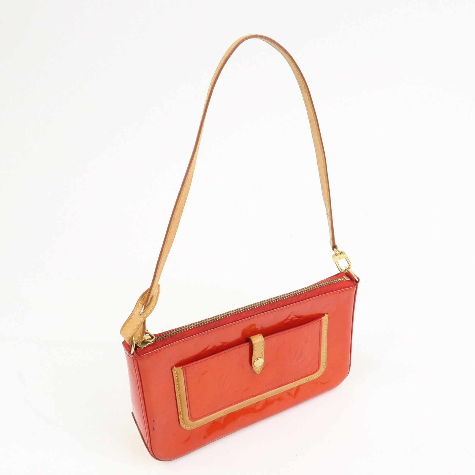 Louis Vuitton Monogram Vernis Mallory Square Shoulder Bag - Rouge, Vernis Leather
