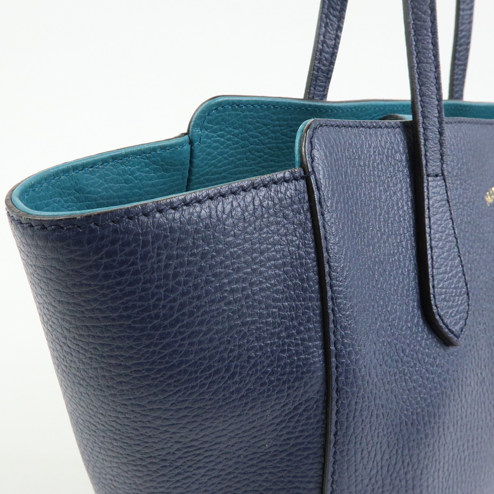 Gucci Tote Bag - Navy, Leather
