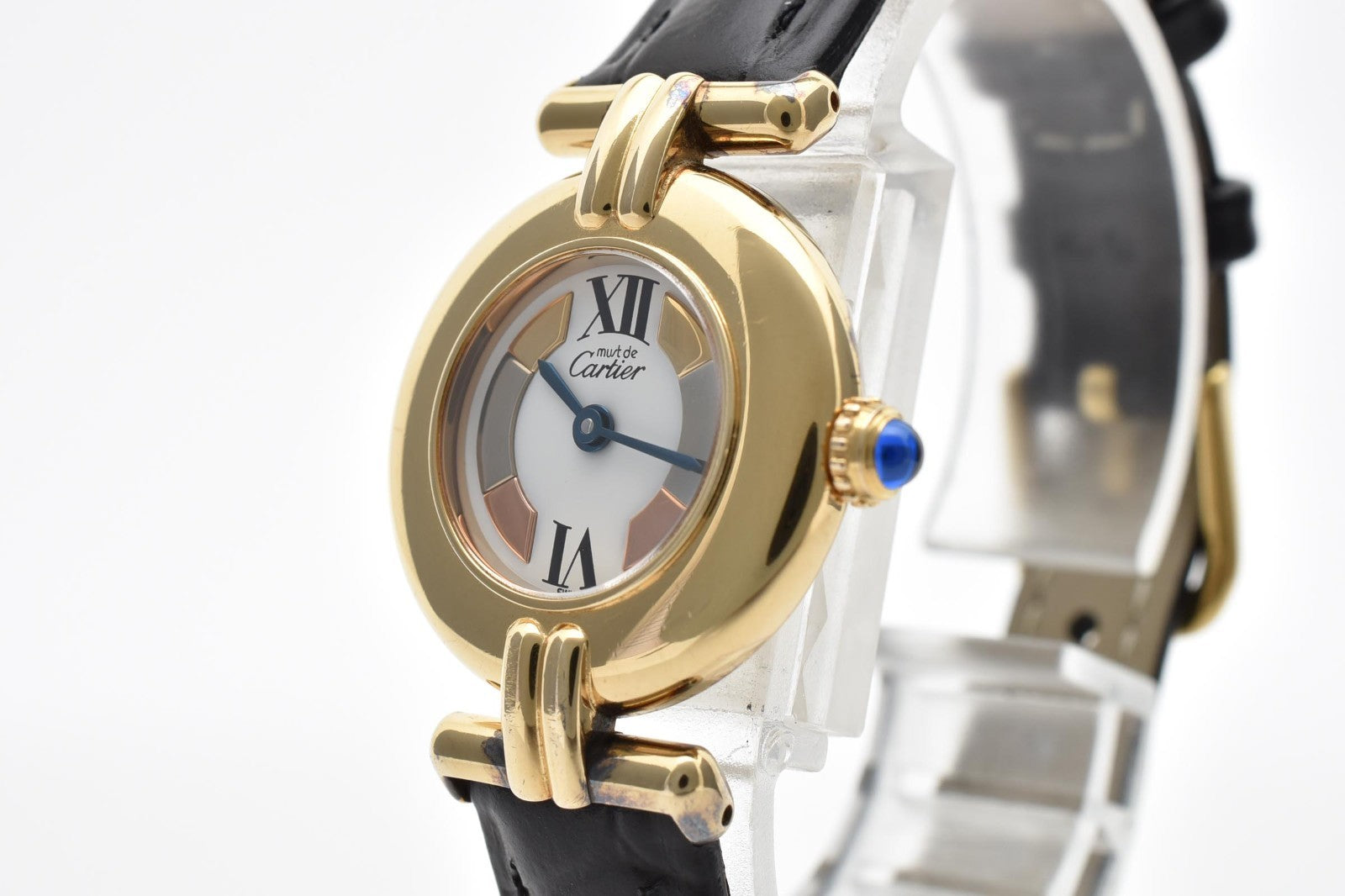 Cartier Must de Cartier Vermeil Wristwatch - White, Gold