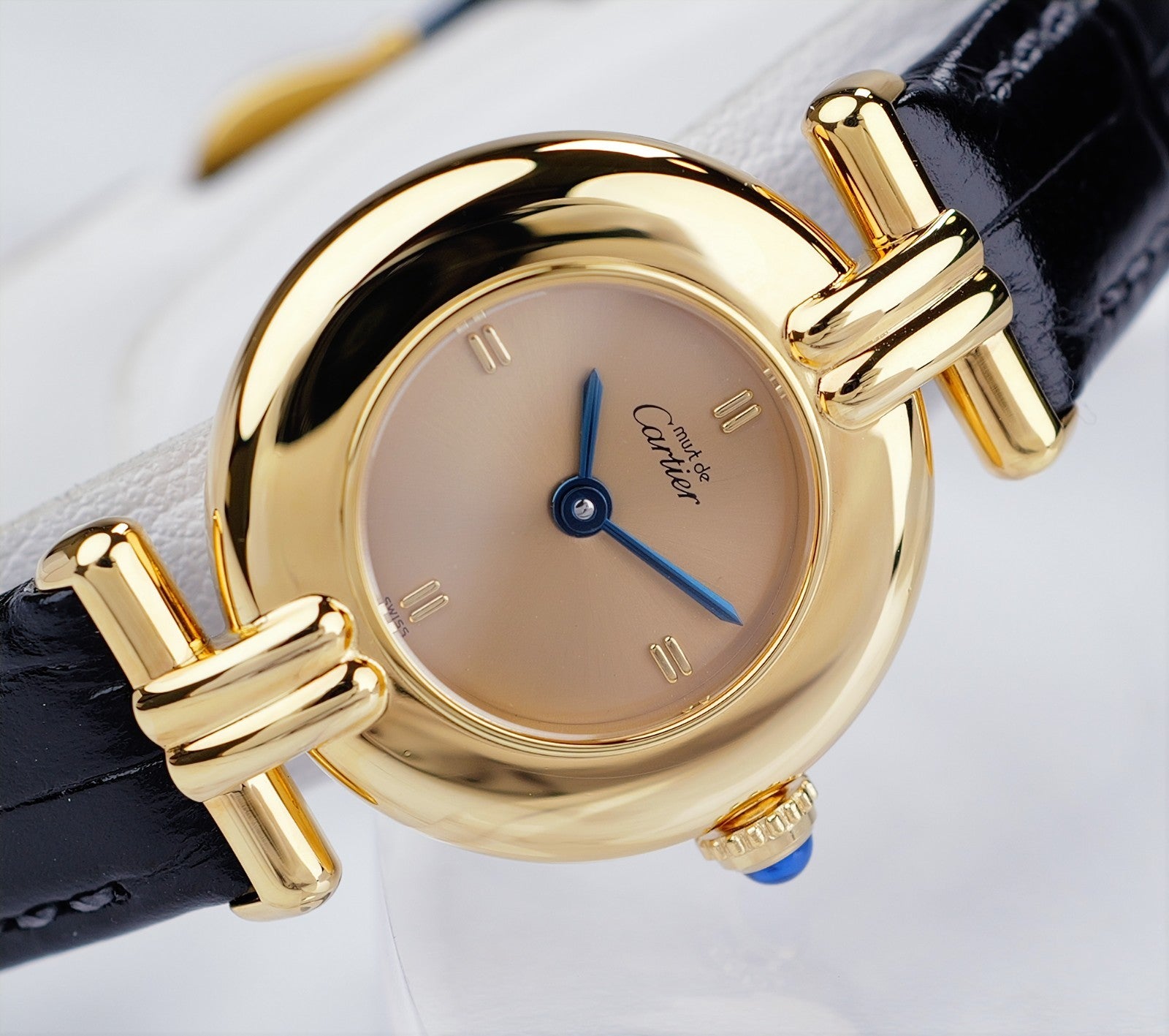 Cartier Must Colisee Watch - Brown, Stainless Steel