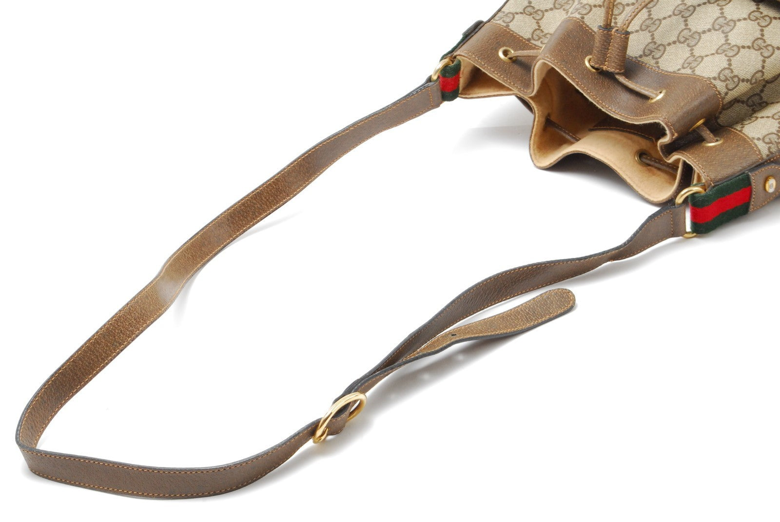 Gucci Sherry Line Shoulder Bag - Brown, Leather