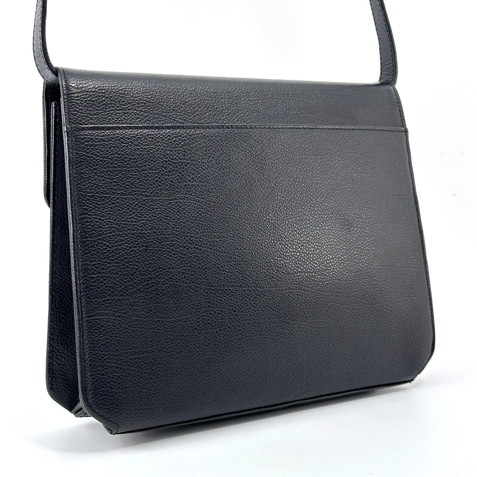 Saint Laurent Yves Saint Laurent Shoulder Bag - Black, Leather