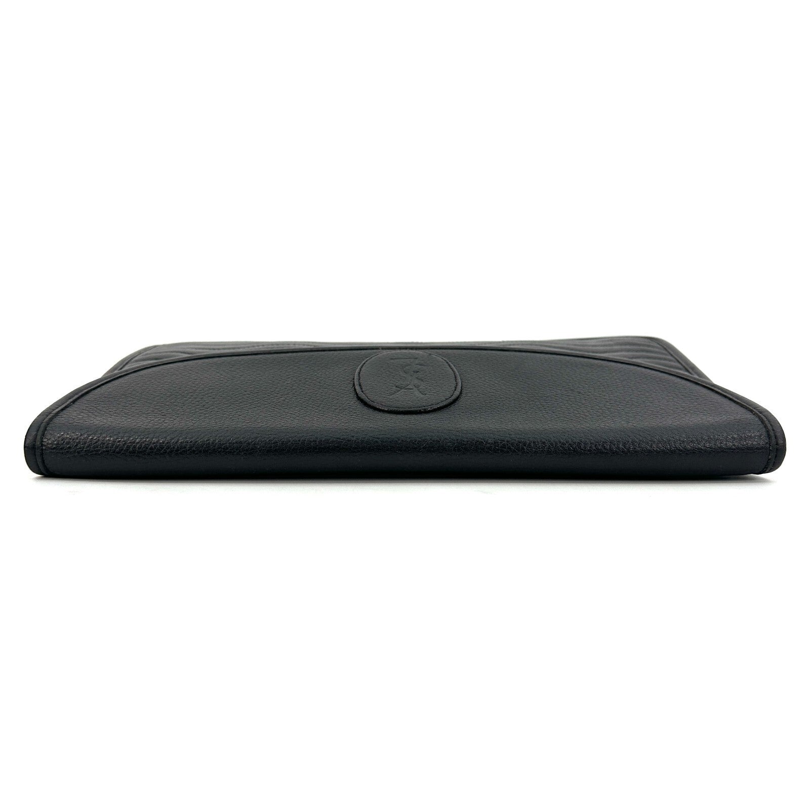 Saint Laurent Yves Clutch - Black, Leather