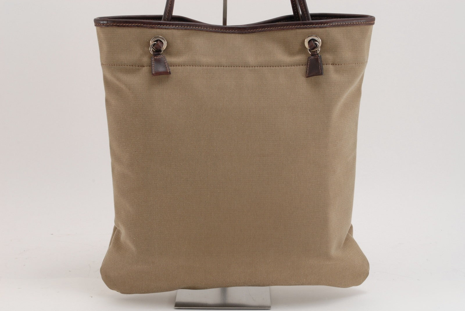 Prada Canapa Logo Tote - Beige, Canvas and Leather