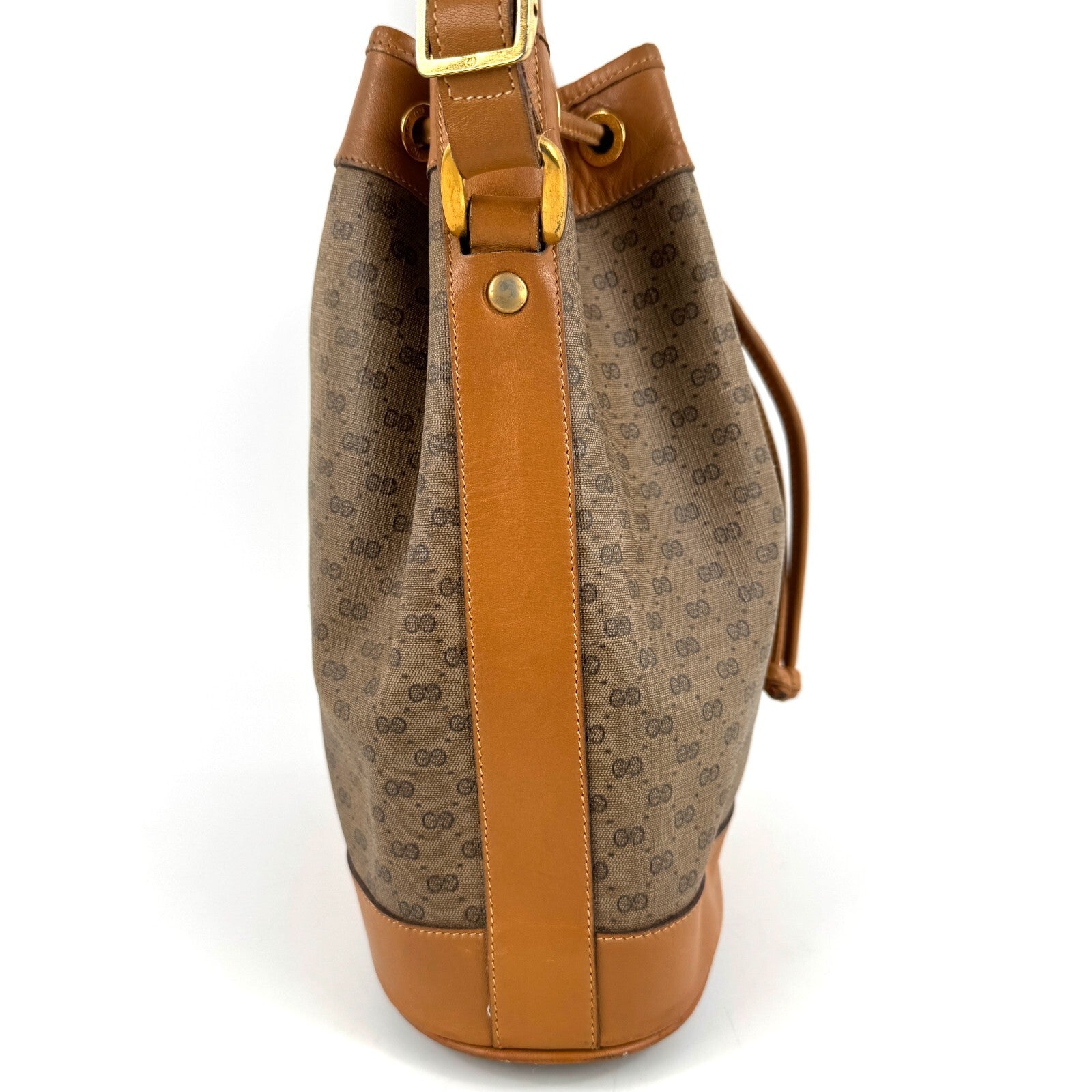 Gucci Micro GG Shoulder Bag - Brown, Leather and PVC