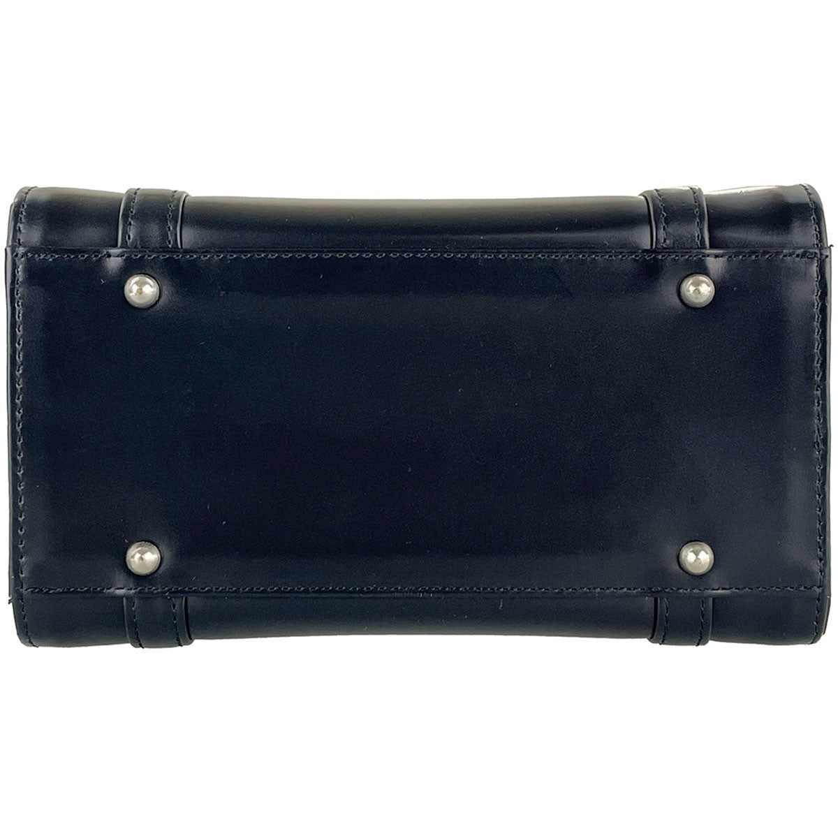 Burberry London Leather Fabric Handbag - Black, Leather