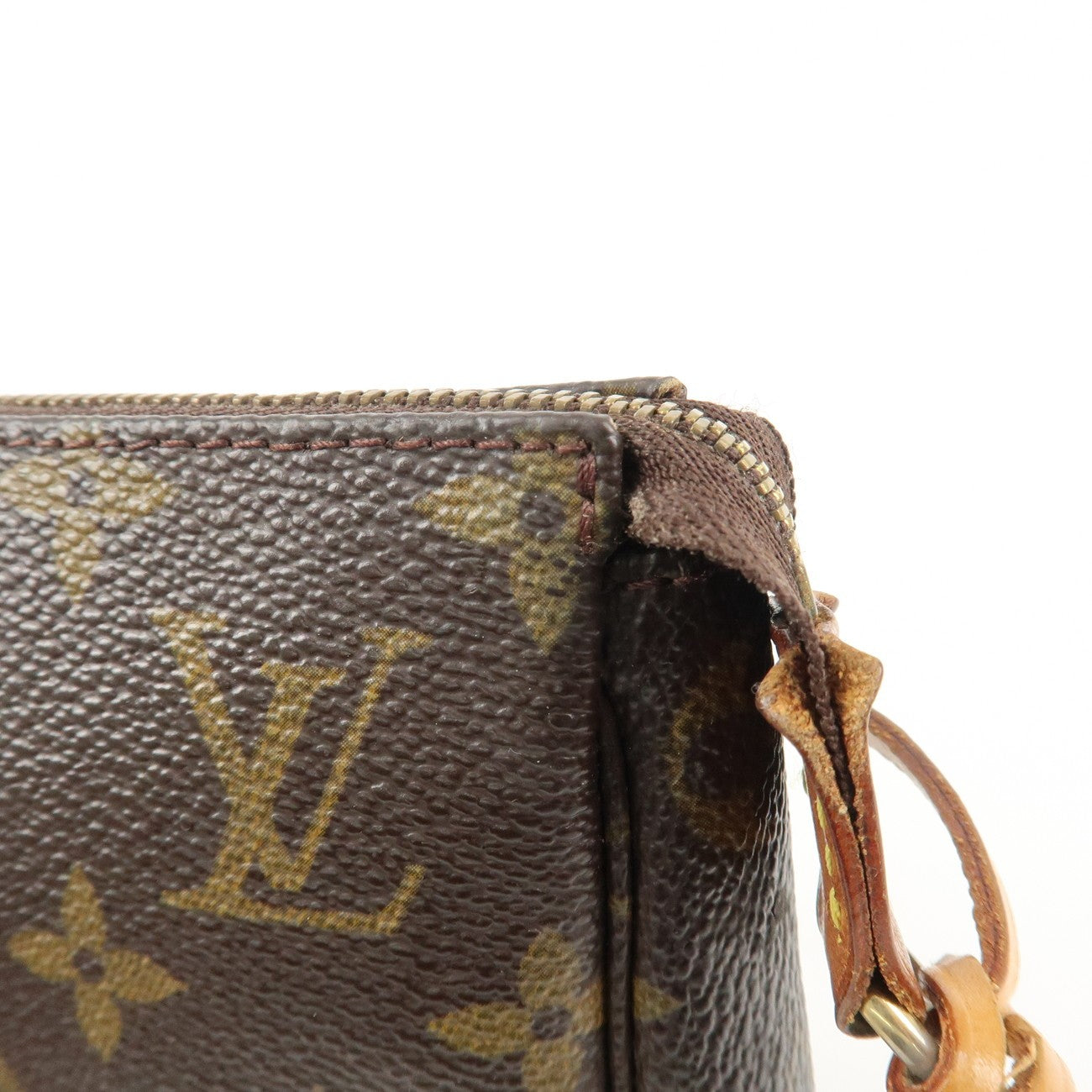 Louis Vuitton Pochette Hand Bag - Brown, Canvas