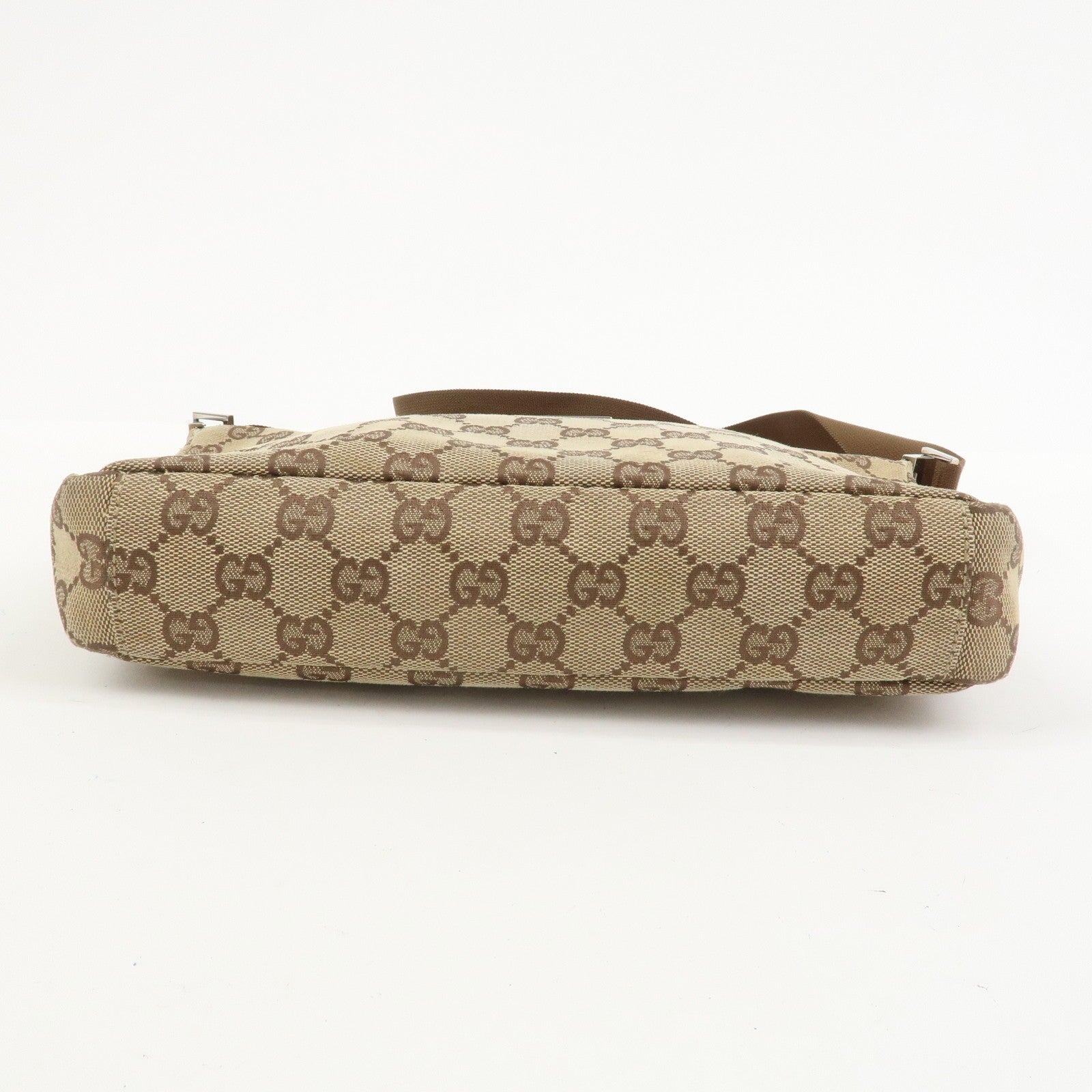 Gucci Crossbody Bag - Brown, GG Canvas, Leather