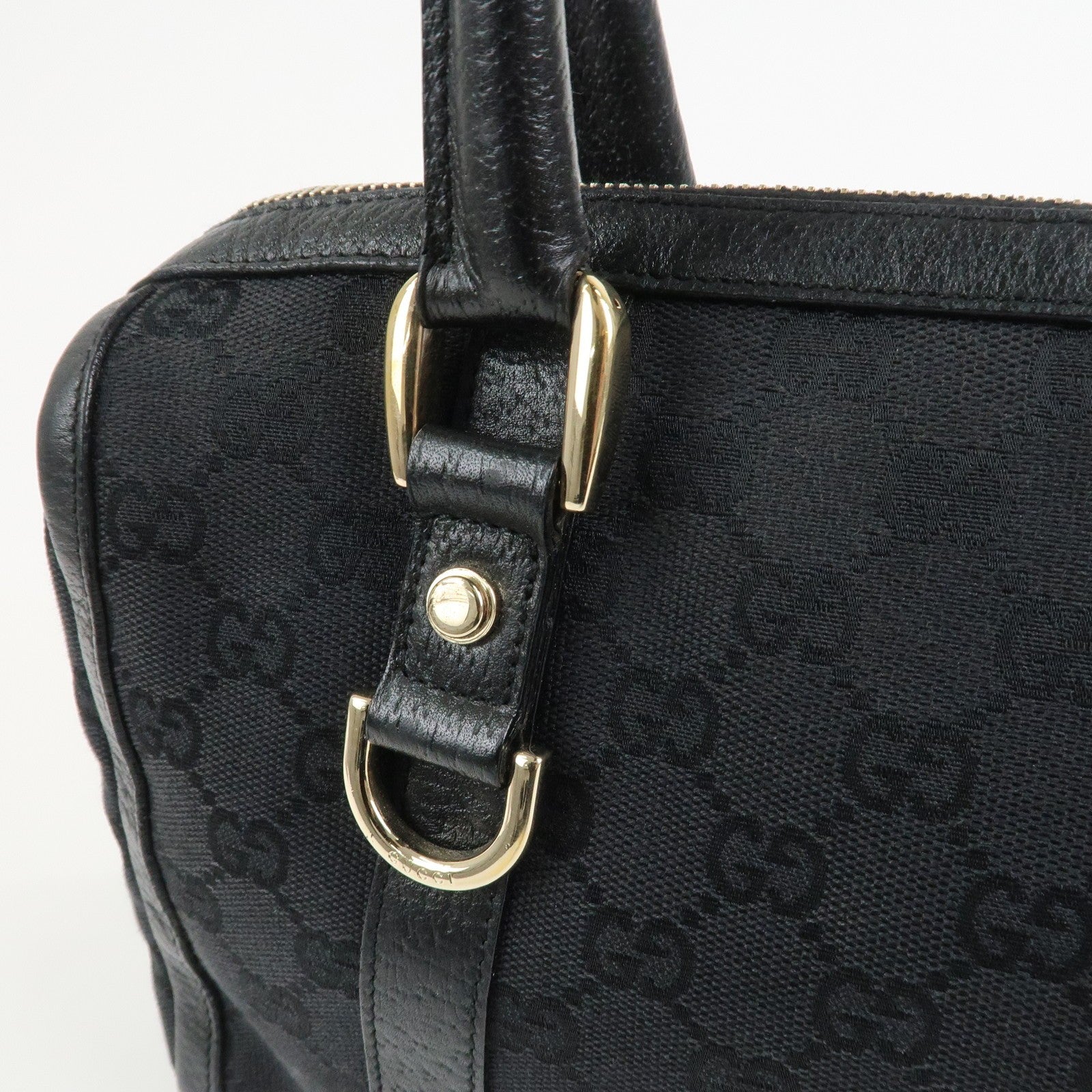 Gucci Boston Bag - Black, Canvas