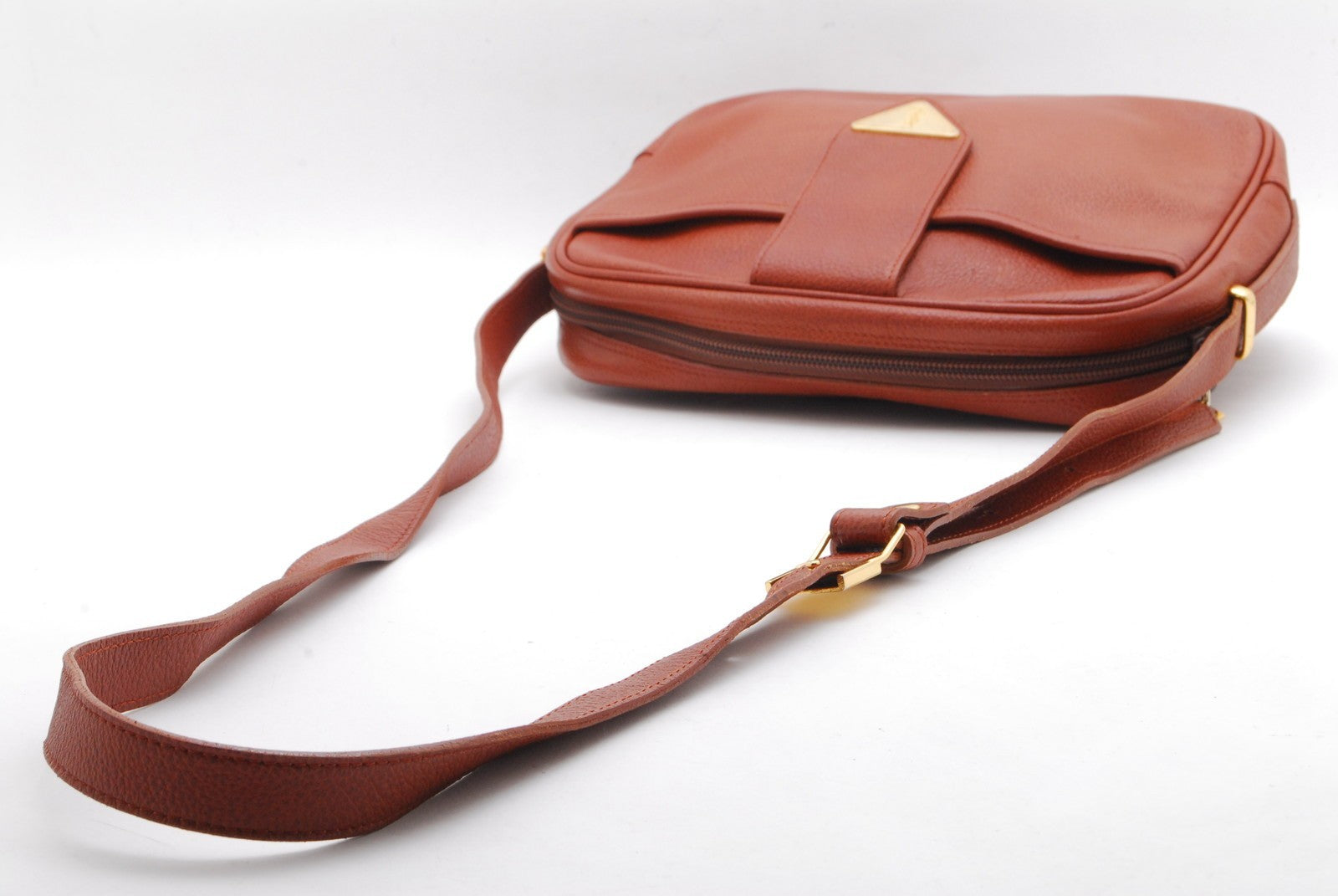 Saint Laurent Yves Saint Laurent Shoulder Bag - Brown, Leather