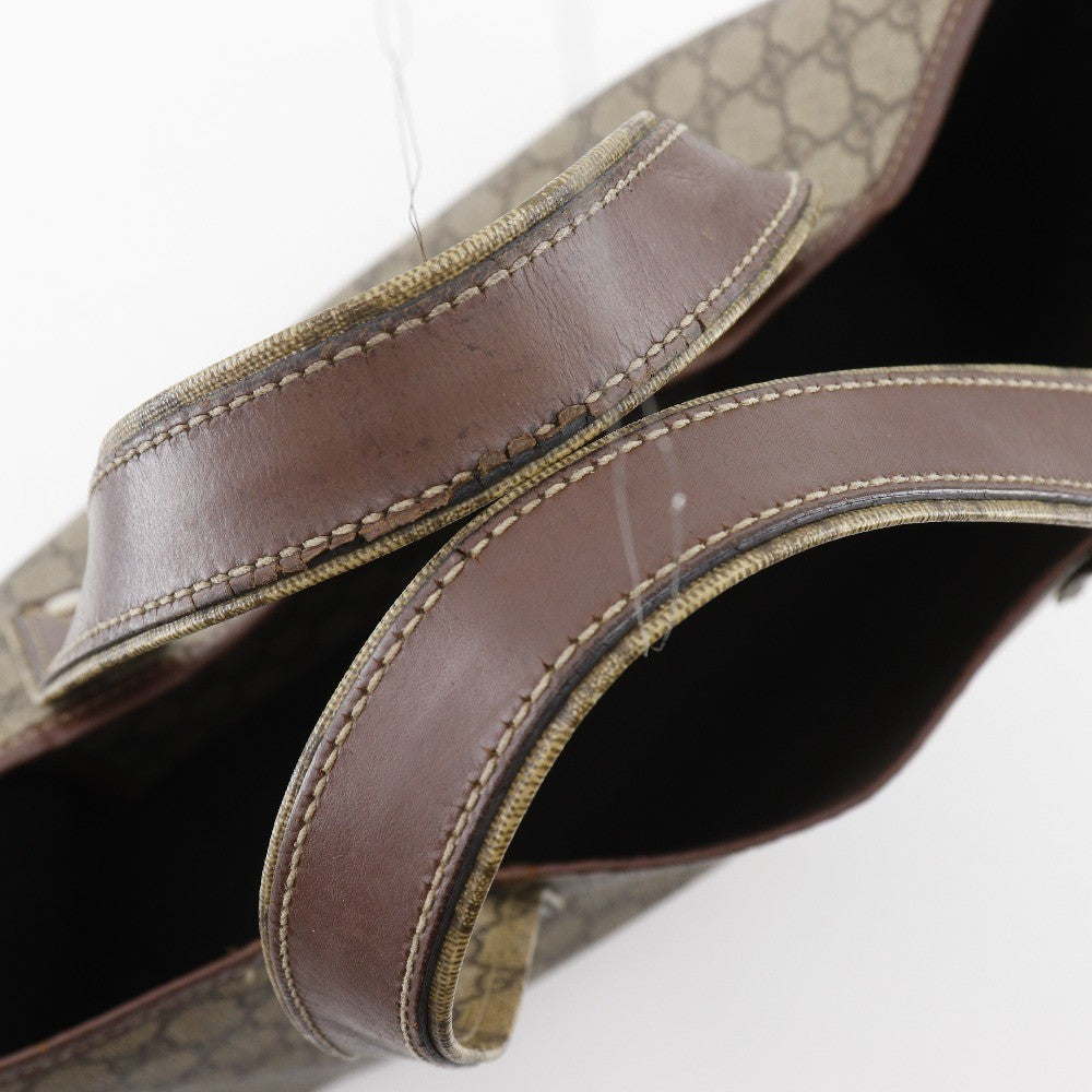 Gucci Sherry Line Tote Bag - Brown, GG Supreme Canvas