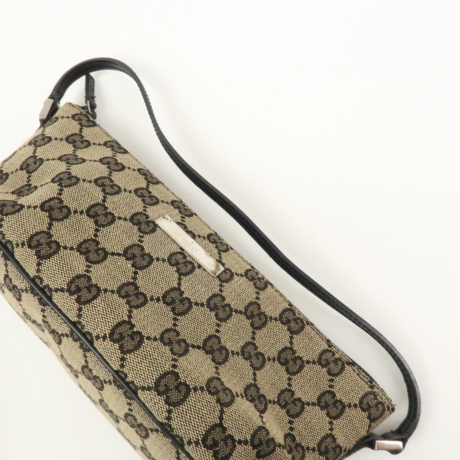 Gucci Boat Hand Bag - Beige, Canvas