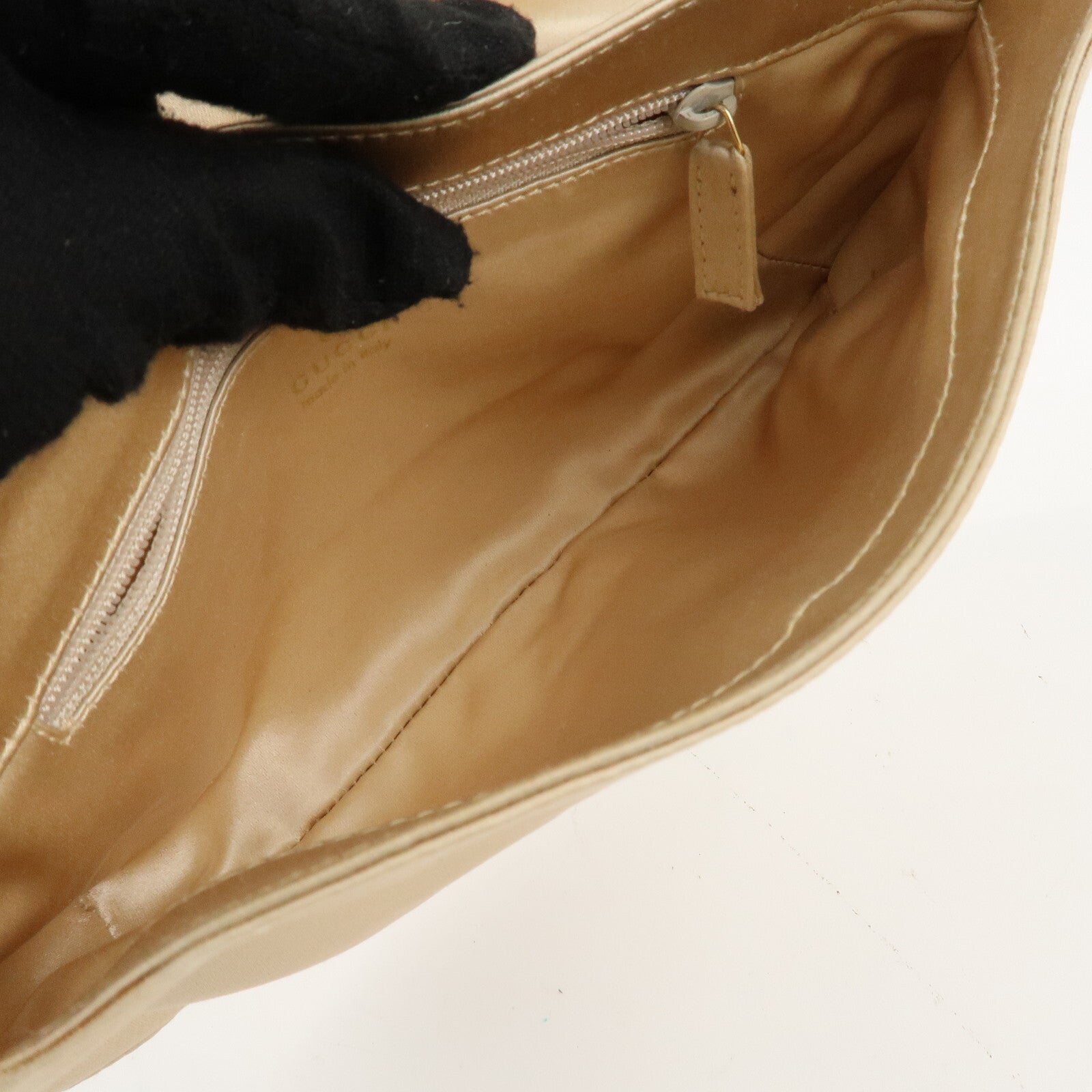 Gucci Mini Handbag - Beige, Satin