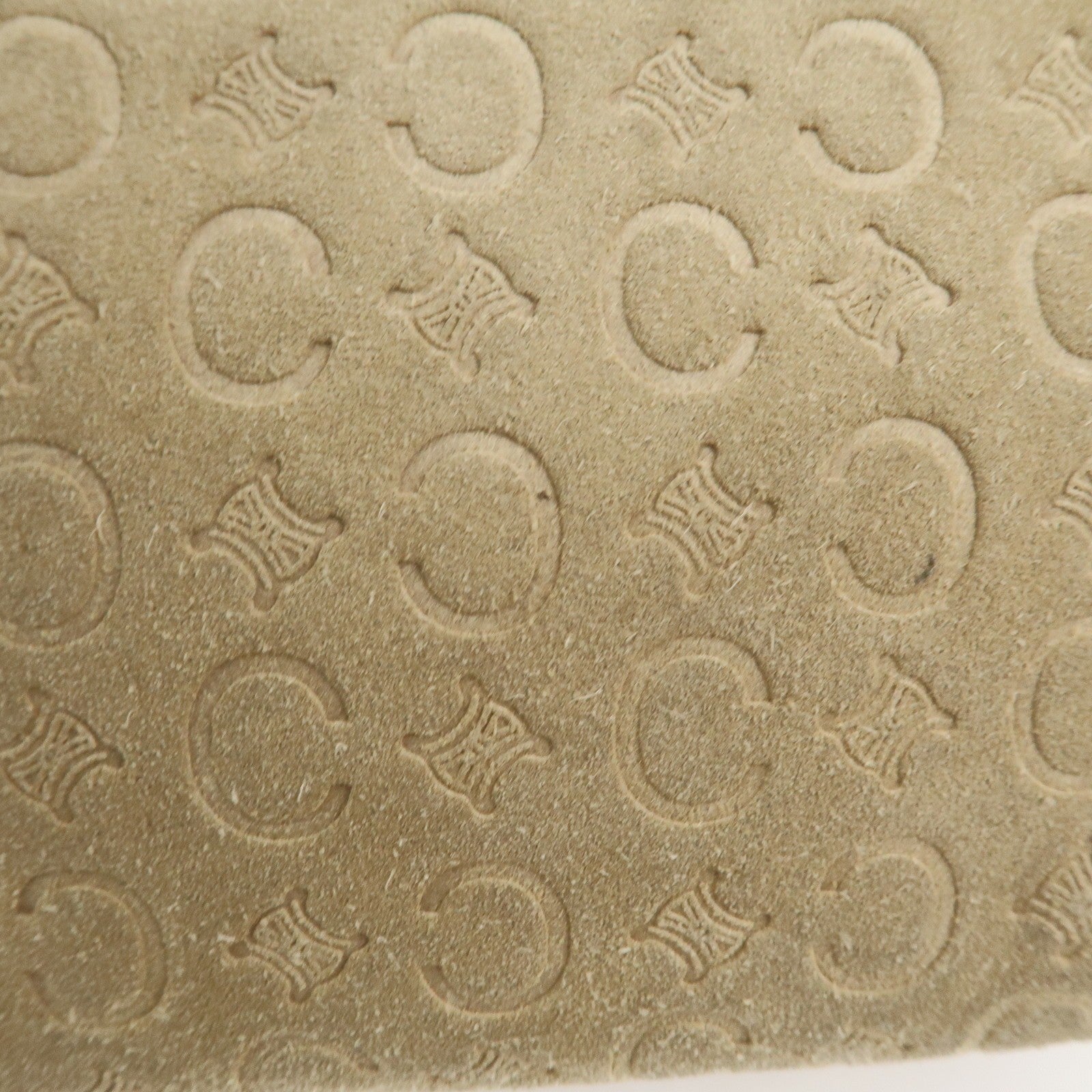 Celine C Macadam Hand Bag - Beige, Suede Leather
