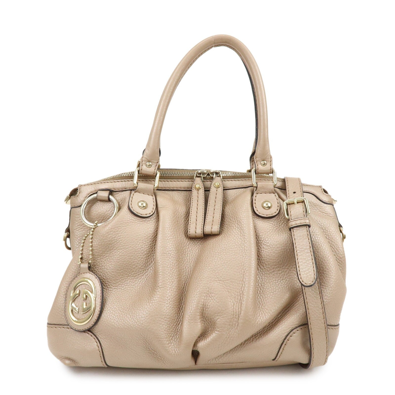 Gucci 2Way Bag - Champagne Gold, Leather