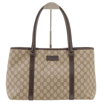 Gucci Supreme Tote Bag - Beige, GG Supreme Leather