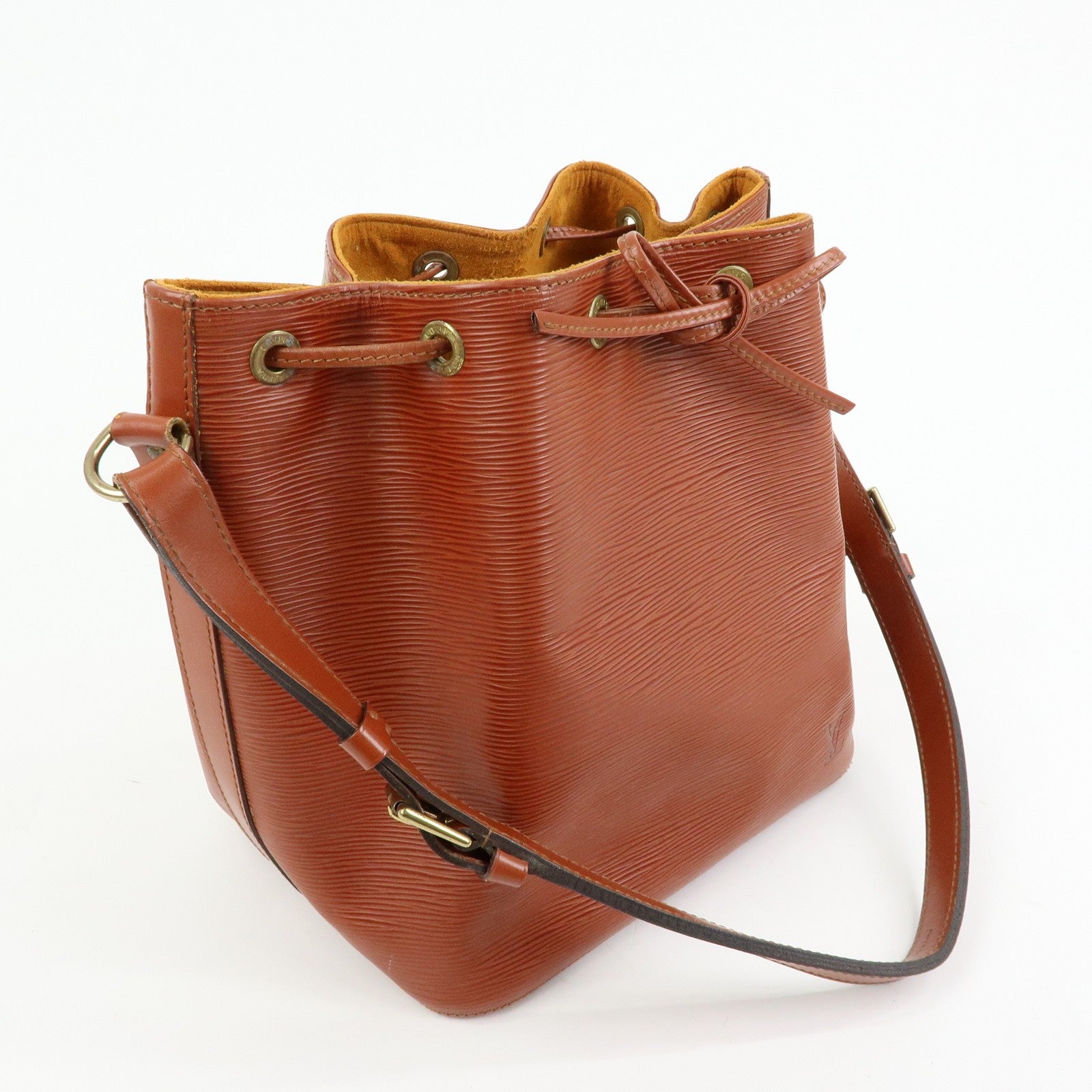 Louis Vuitton Epi Petit Noe Shoulder Bag - Kenya Brown, Epi Leather