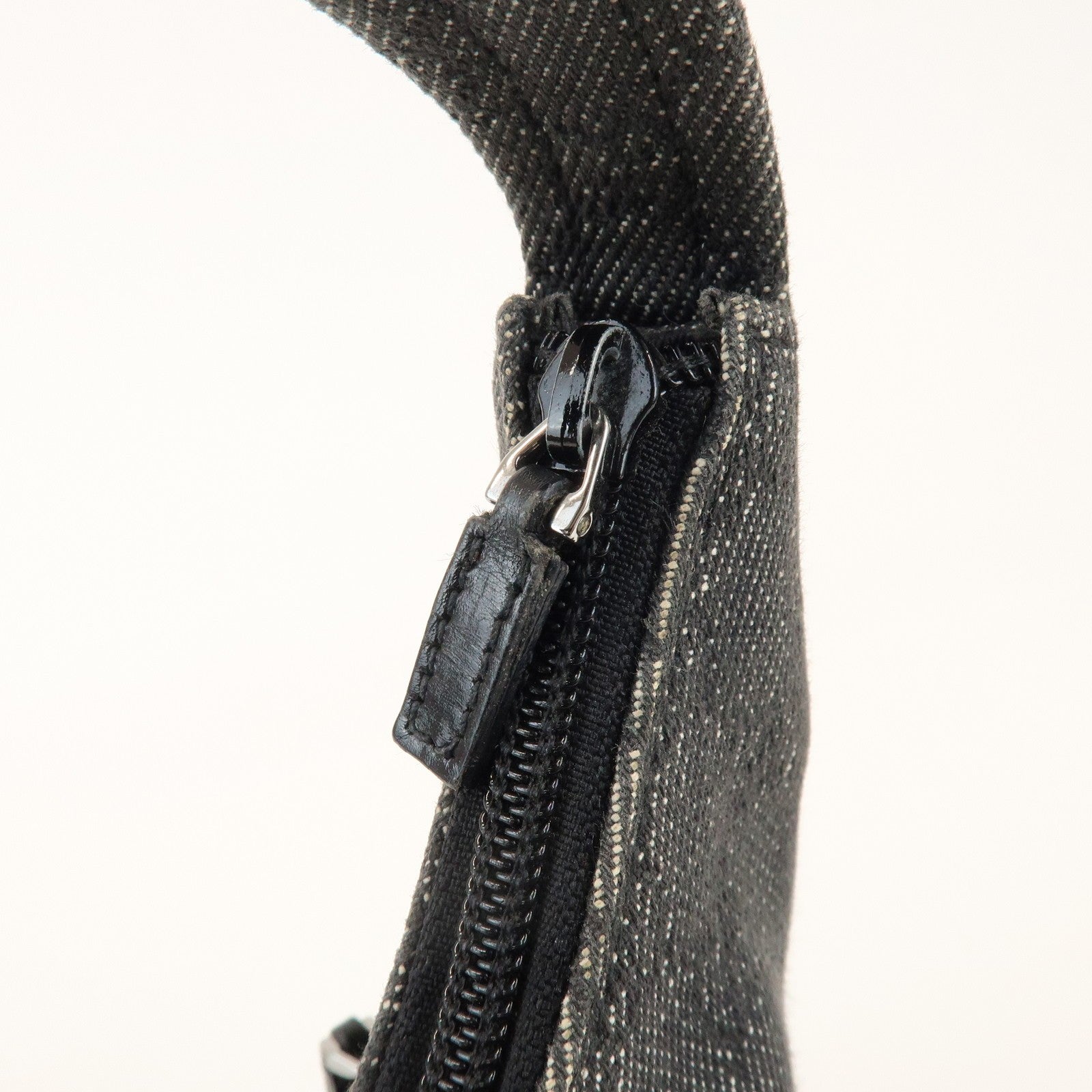 Gucci Shoulder Bag - Black, GG Denim, Leather