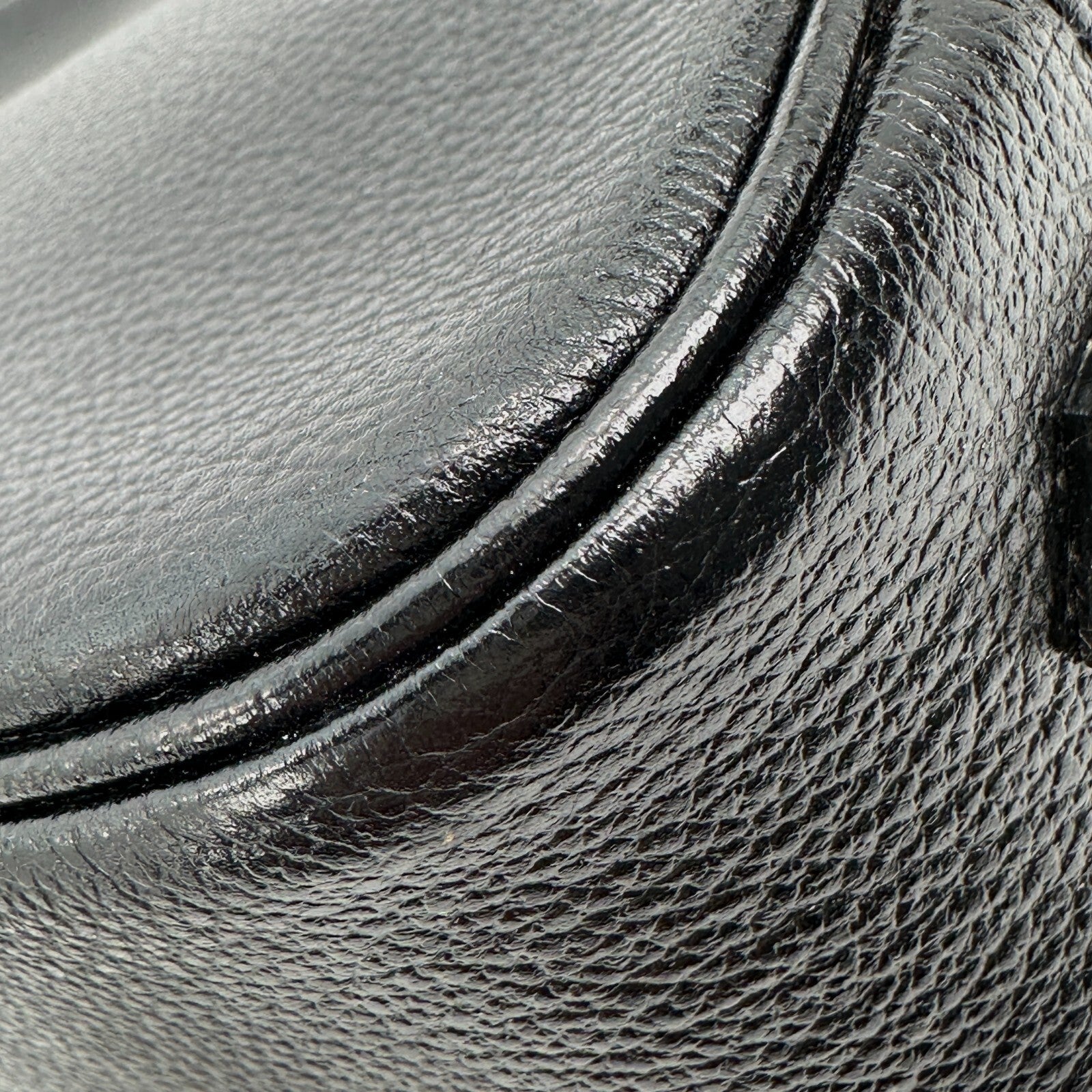Saint Laurent YSL Shoulder Bag - Black, Leather